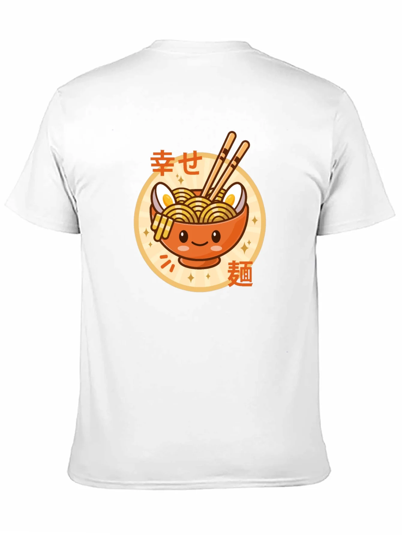 Kawaii Ramen Bowl Graphic Tee - Unisex Black T-Shirt