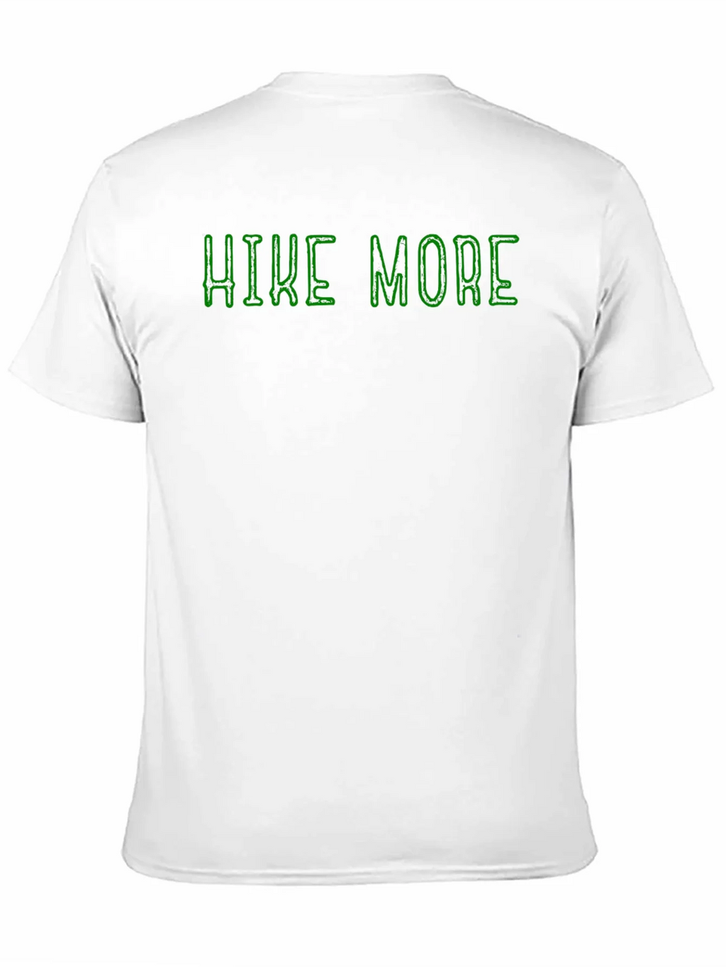 Hike More Black Cotton Graphic Tee