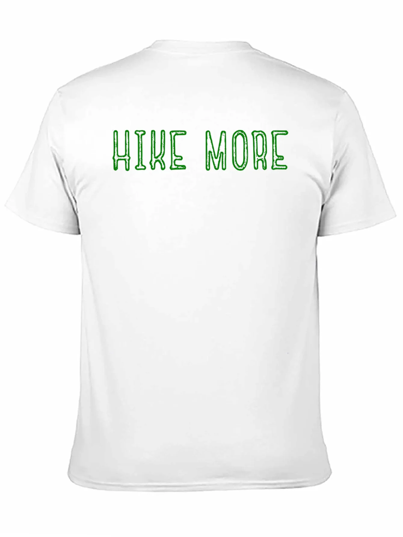 Hike More Black Cotton Graphic Tee