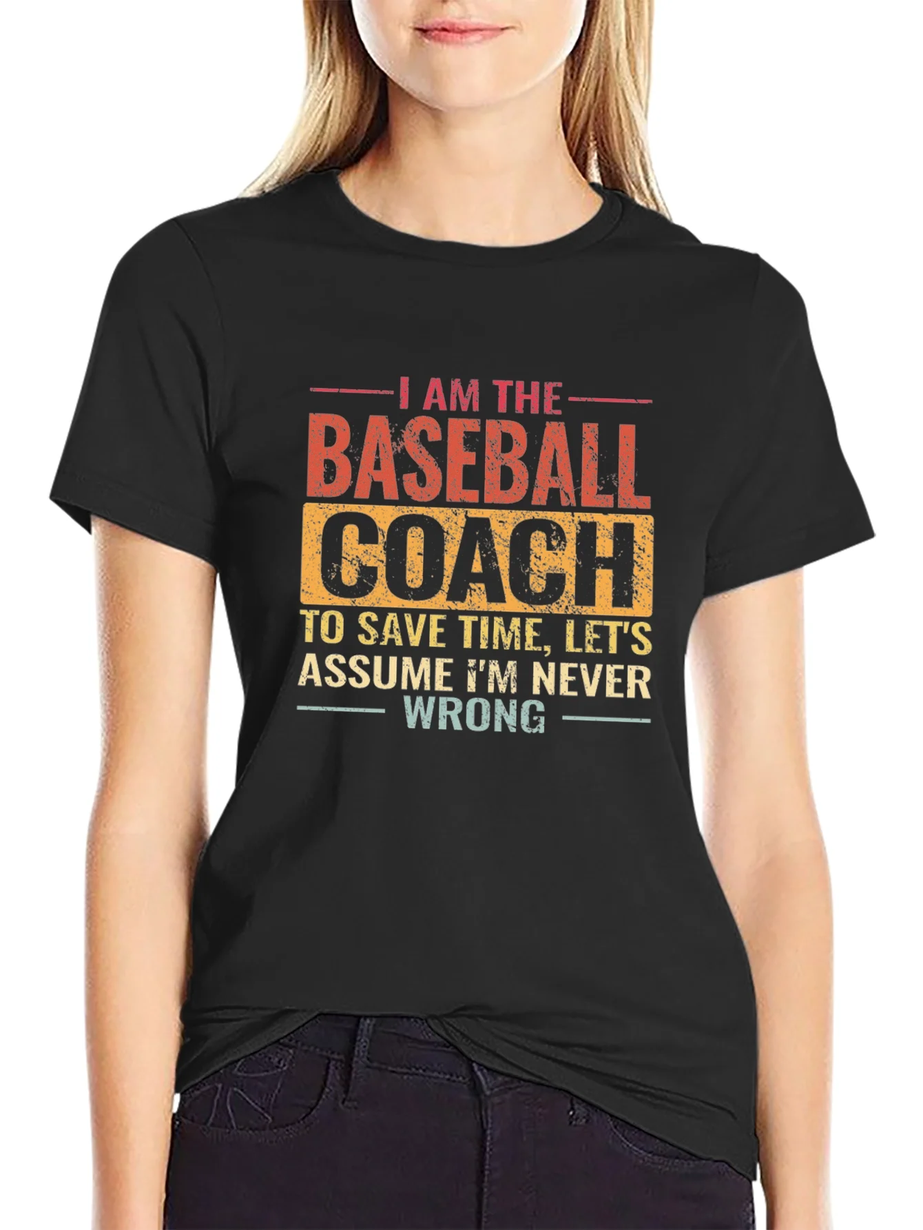 Baseball Coach T-Shirt: Funny Slogan Tee