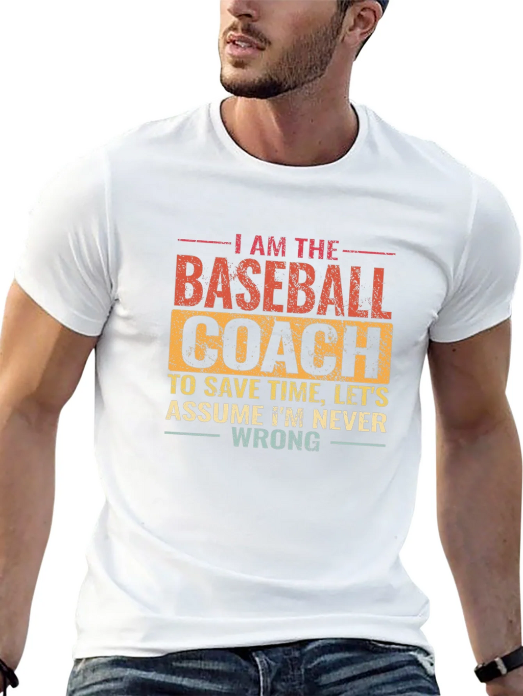 Baseball Coach T-Shirt: Funny Slogan Tee