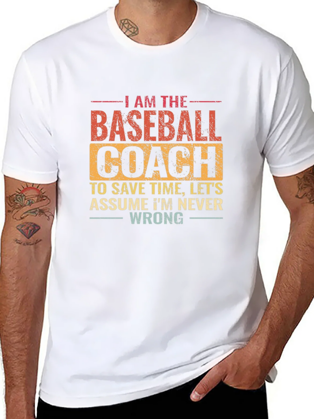 Baseball Coach T-Shirt: Funny Slogan Tee
