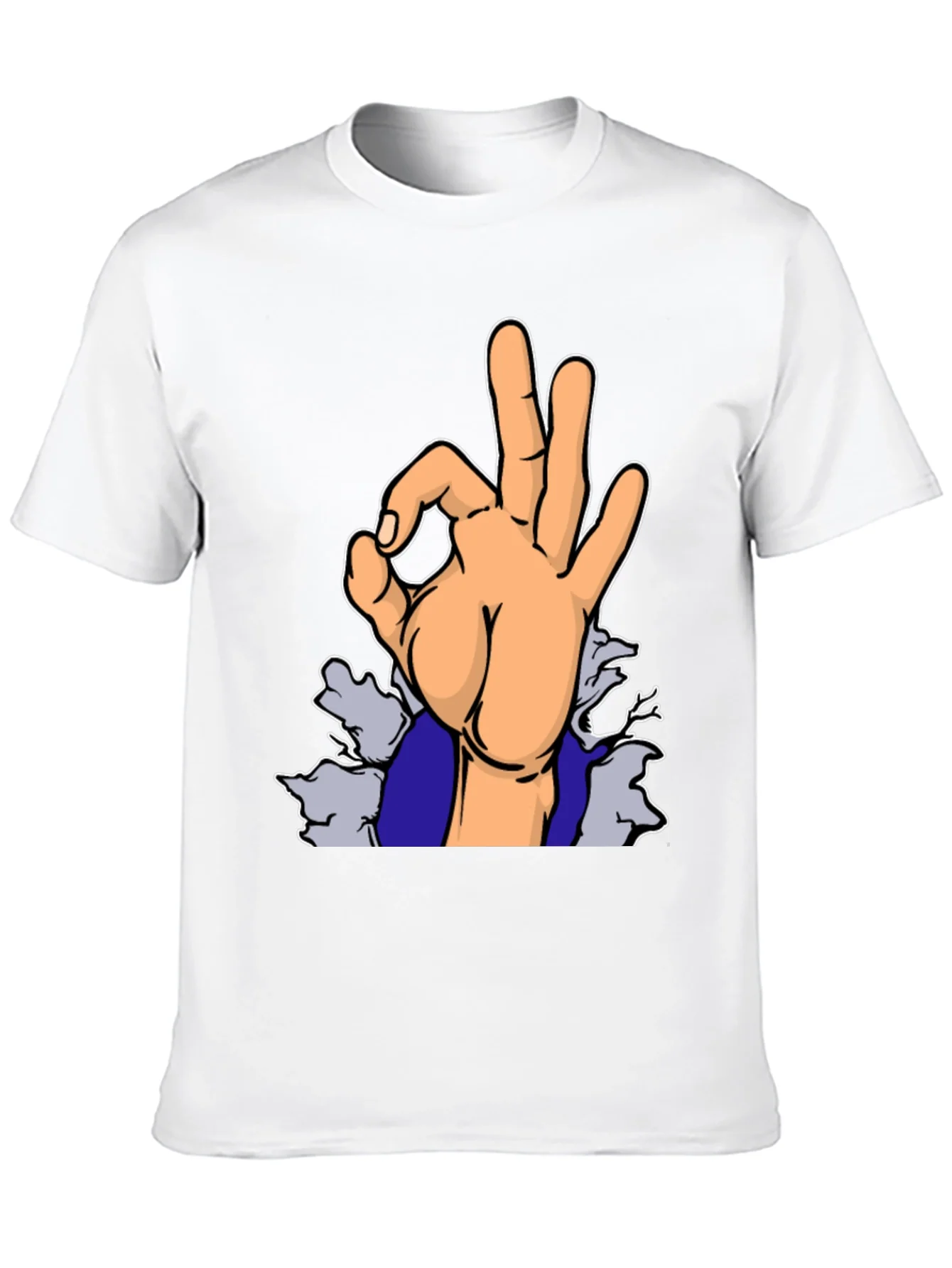 OK Hand Gesture Graphic T-Shirt
