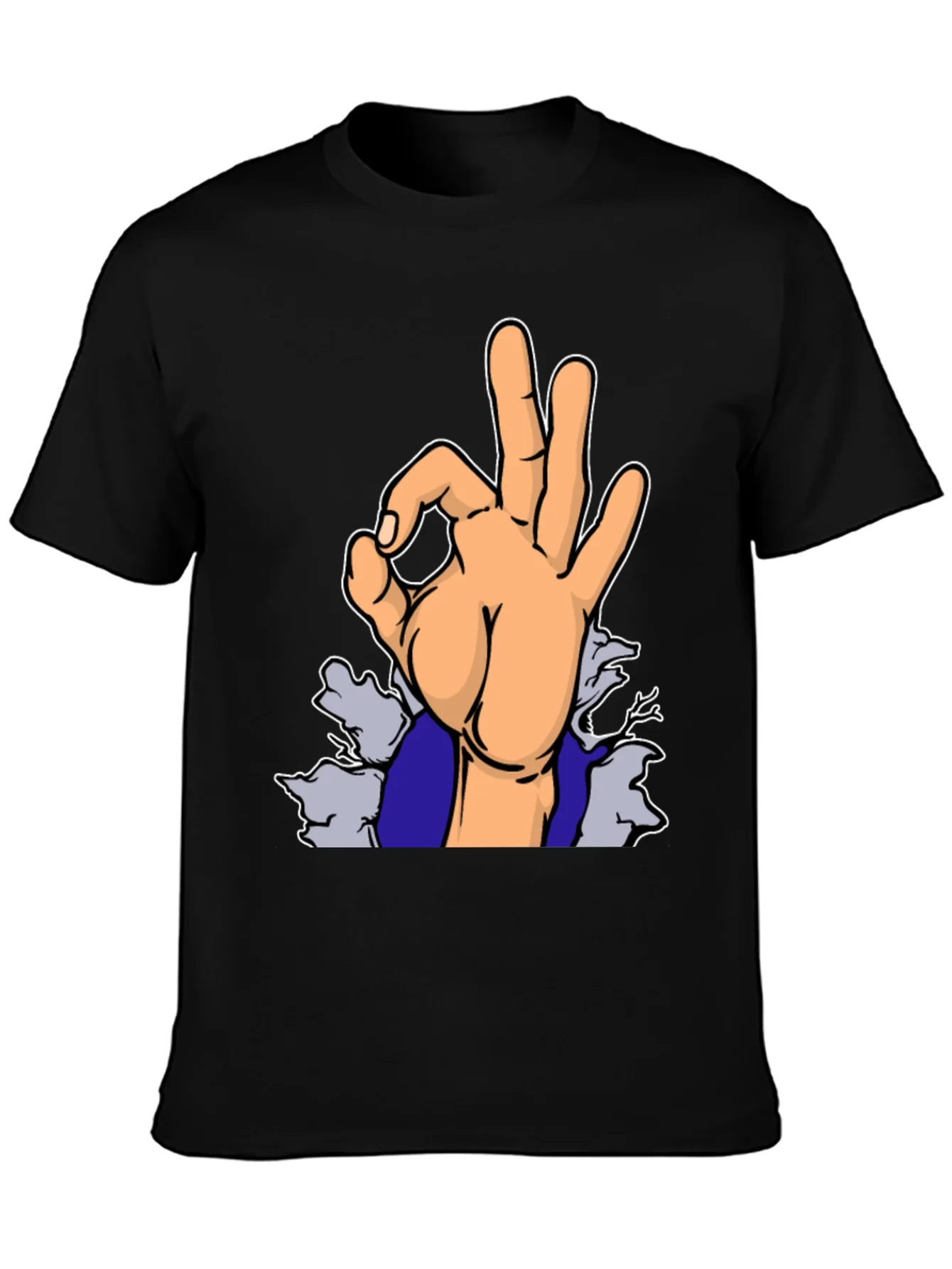 OK Hand Gesture Graphic T-Shirt