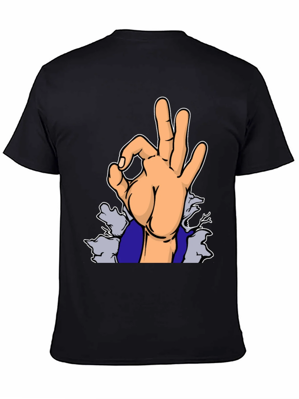 OK Hand Gesture Graphic T-Shirt