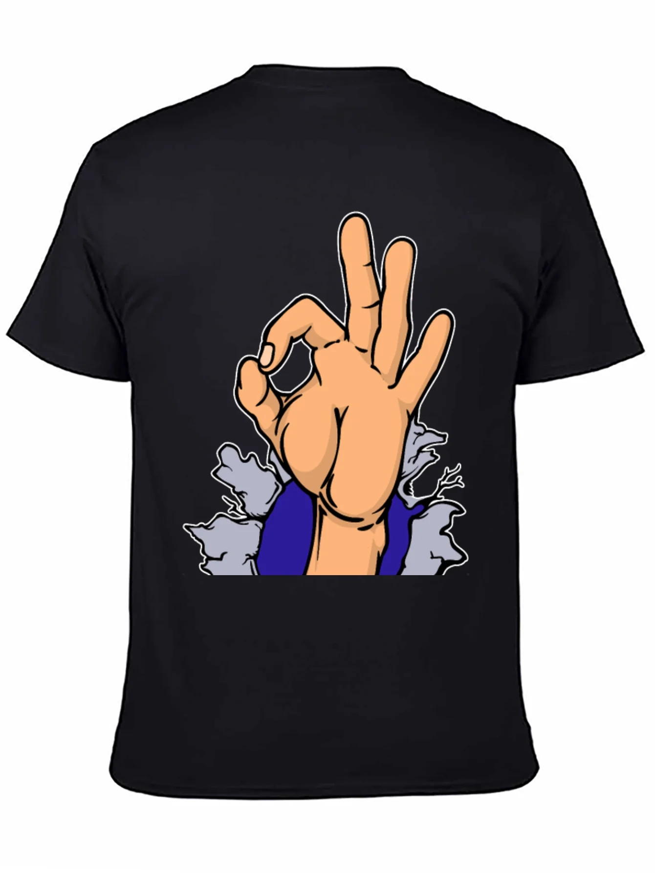 OK Hand Gesture Graphic T-Shirt