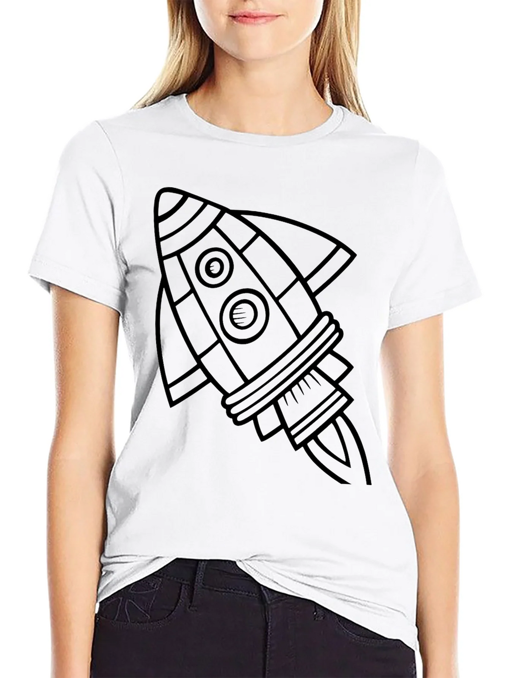 Rocket Graphic T-Shirt - Space Adventure Tee