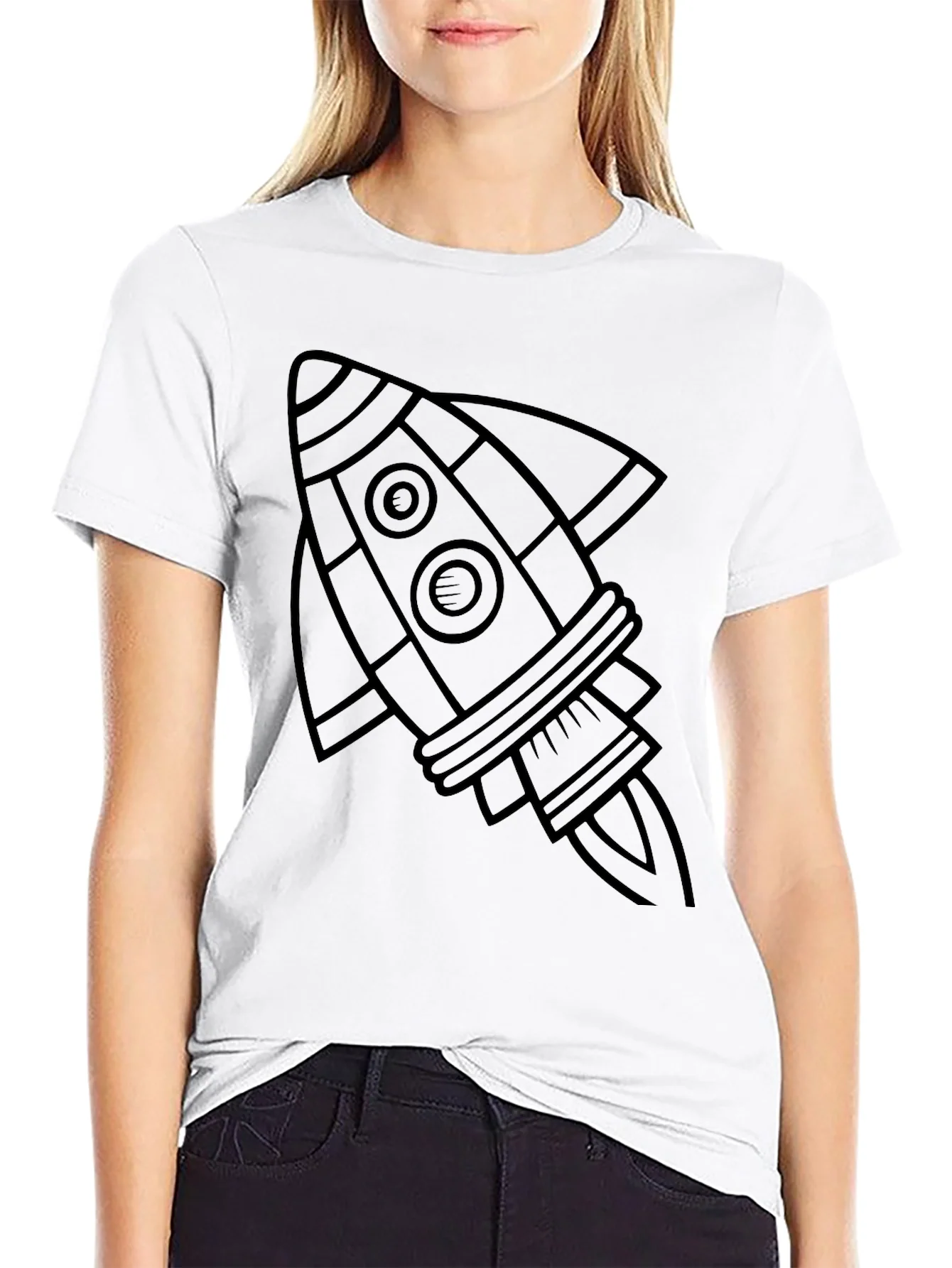Rocket Graphic T-Shirt - Space Adventure Tee