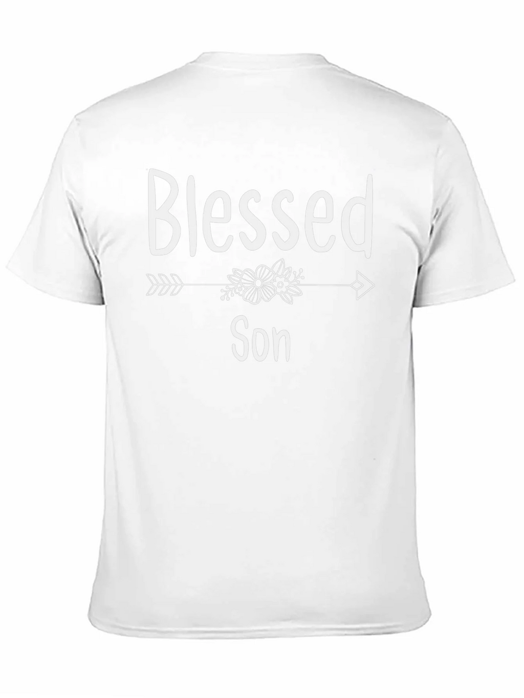 Blessed Son T-Shirt Arrow Floral Design