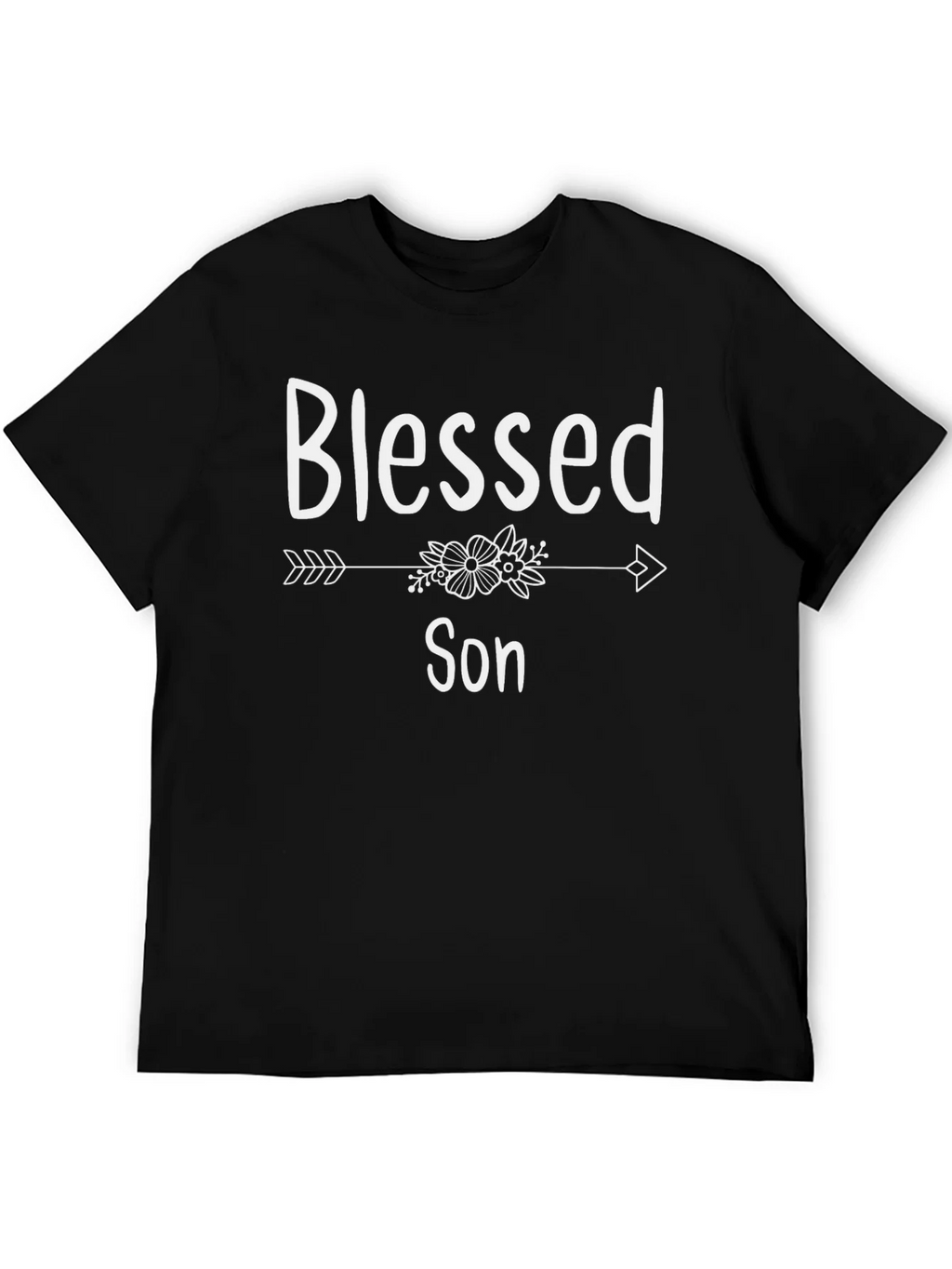 Blessed Son T-Shirt Arrow Floral Design