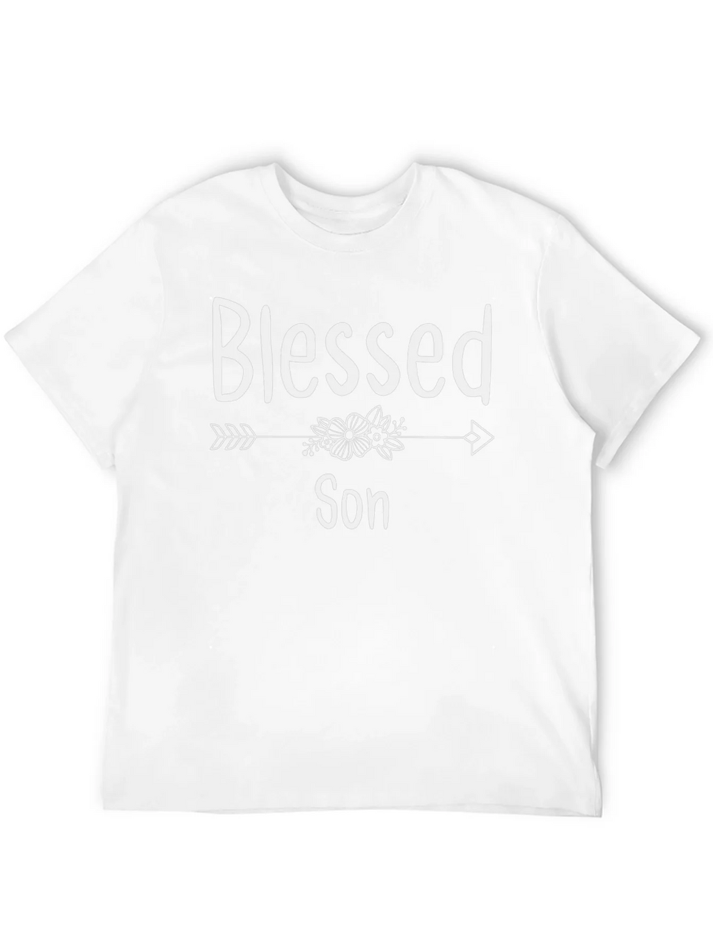 Blessed Son T-Shirt Arrow Floral Design
