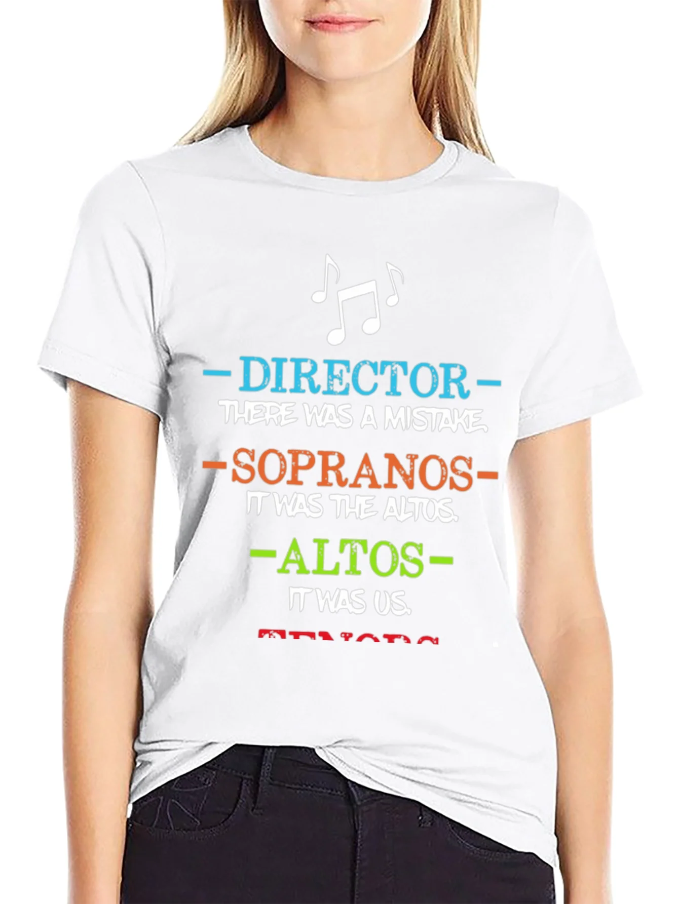Choir Director T-Shirt: Blame the Altos Funny Music Tee