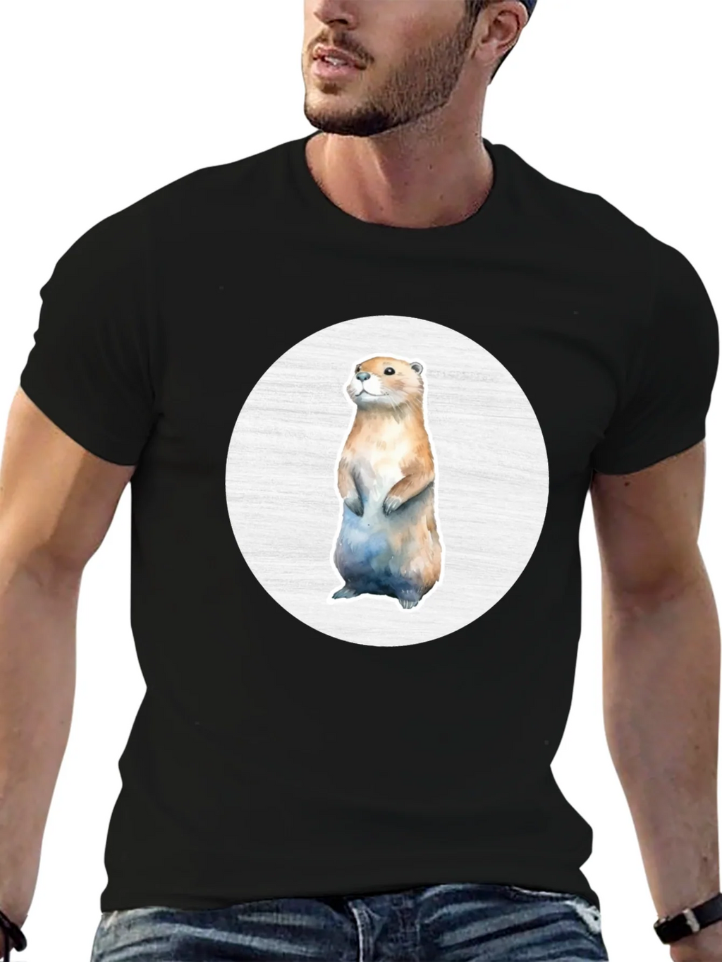 Cute Otter Graphic Tee