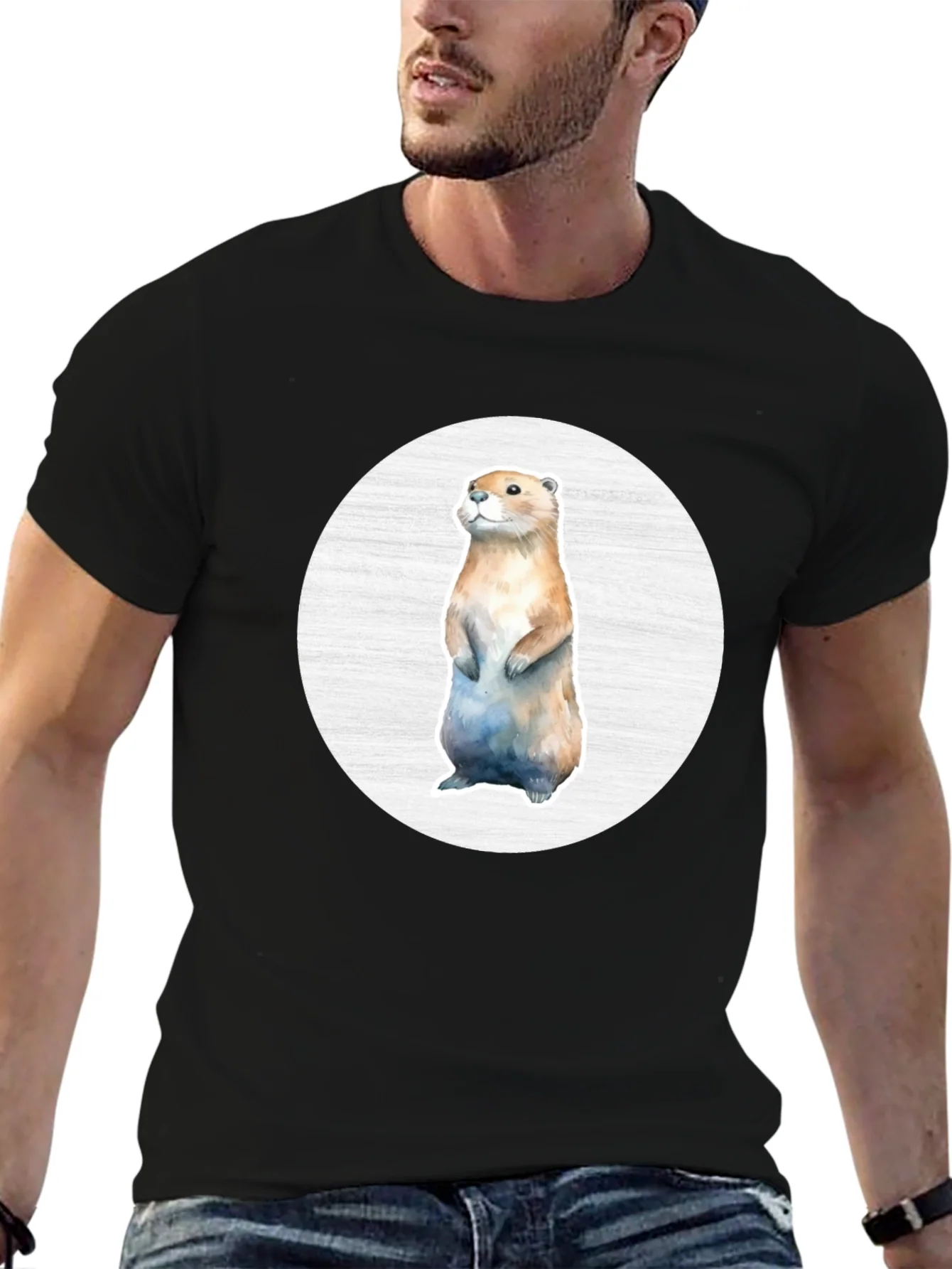 Cute Otter Graphic Tee
