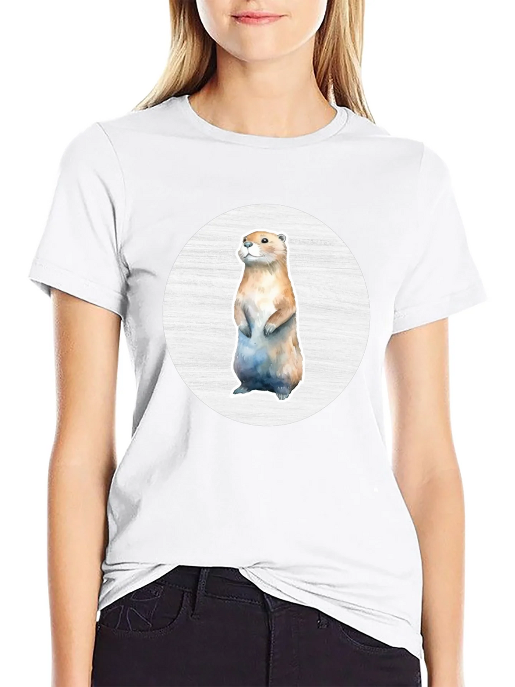 Cute Otter Graphic Tee
