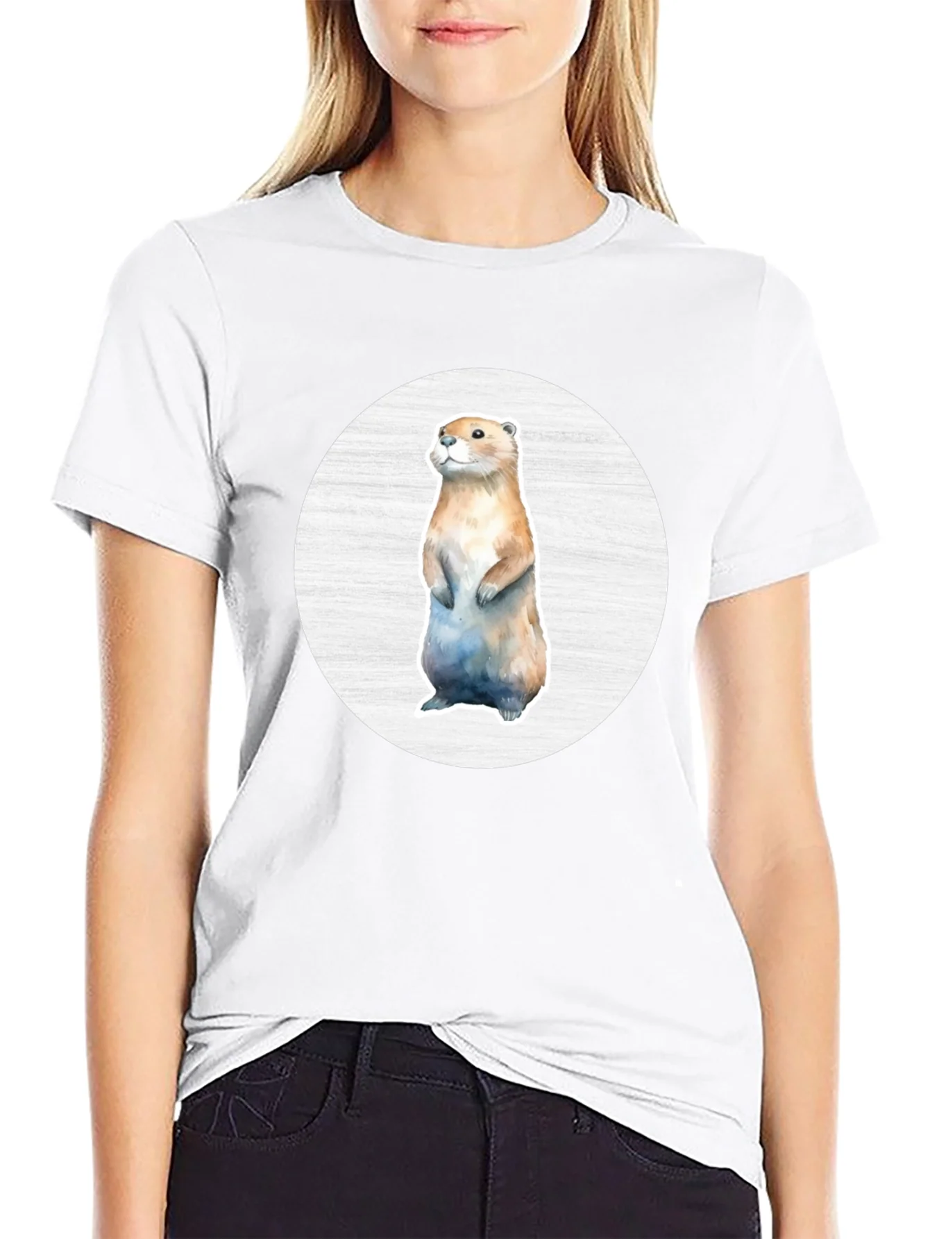 Cute Otter Graphic Tee
