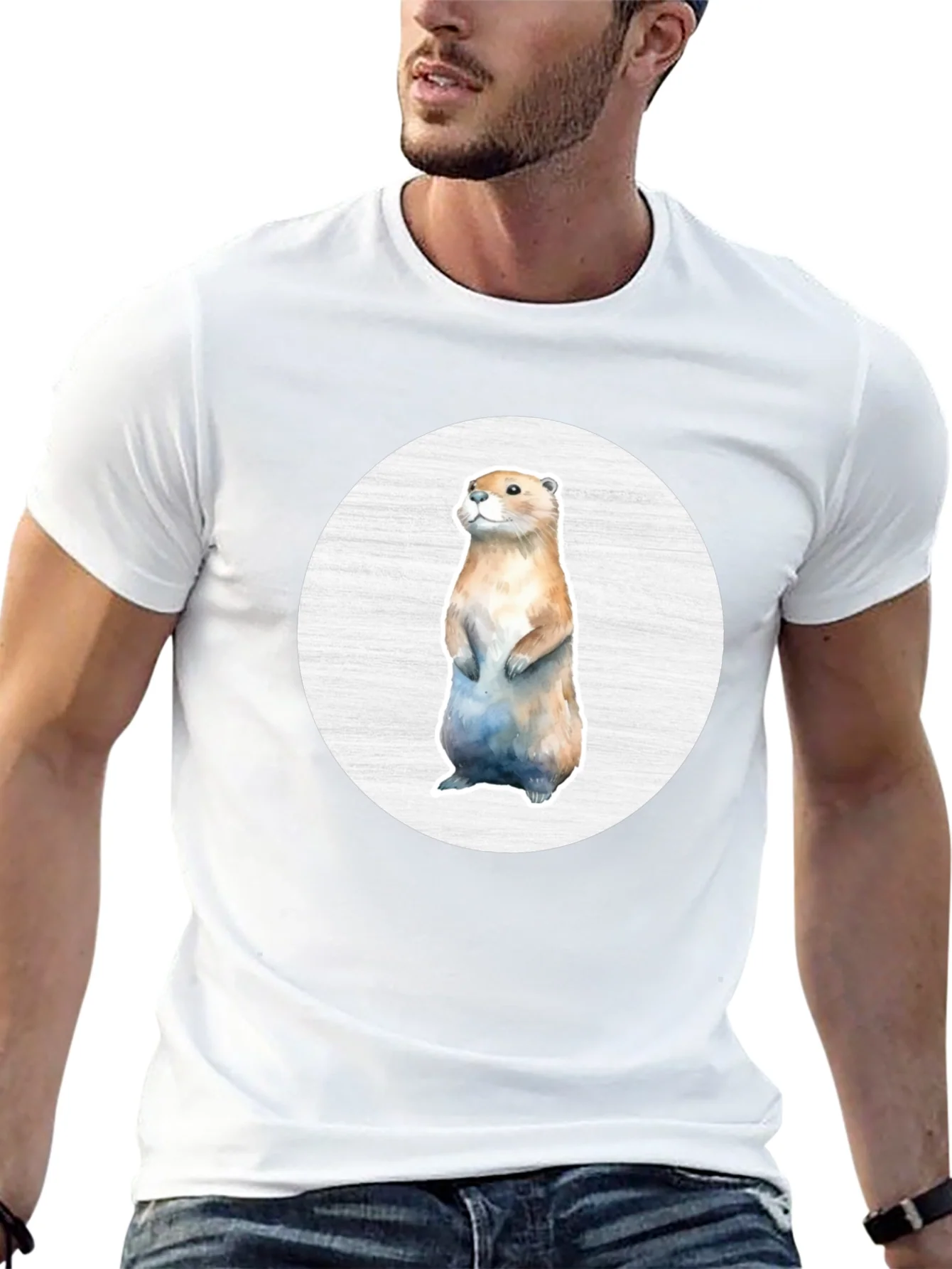 Cute Otter Graphic Tee