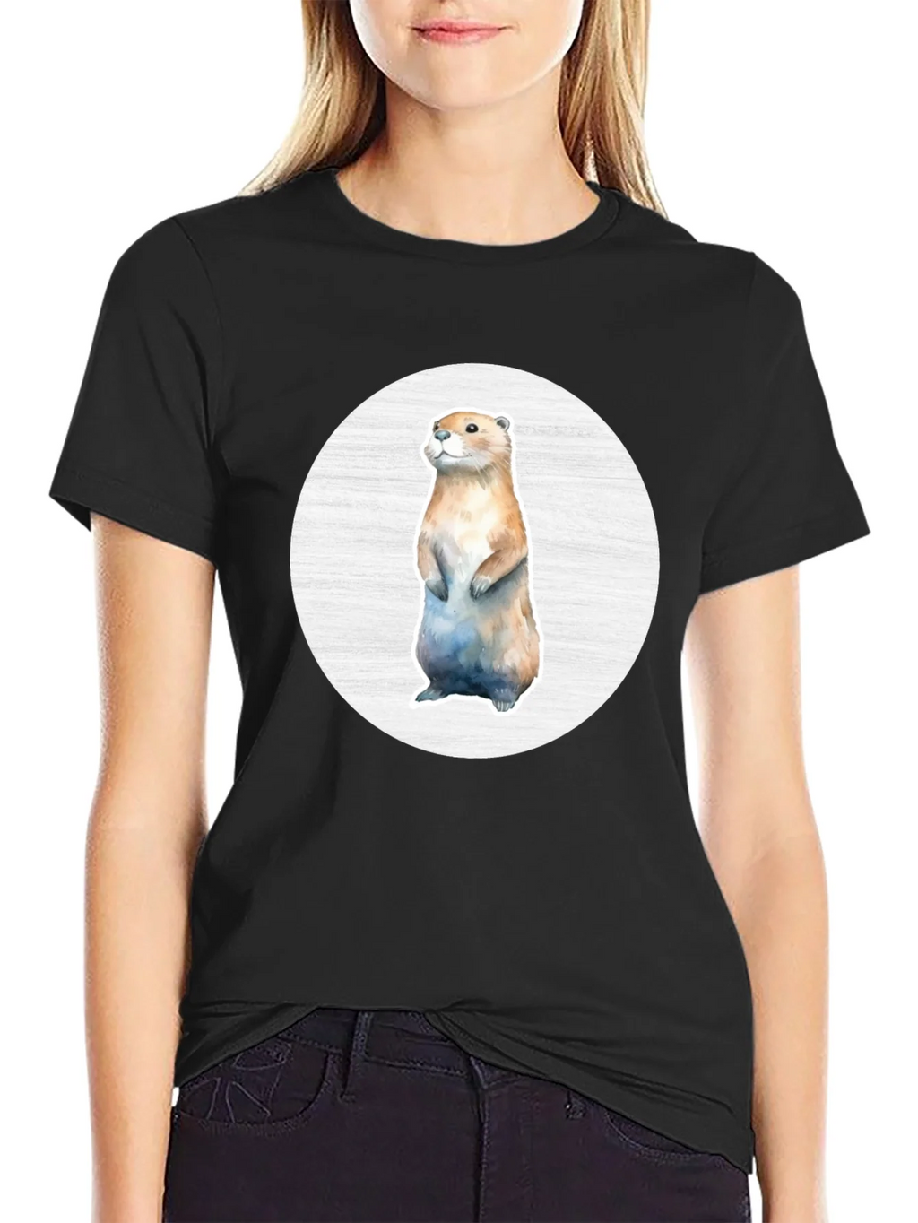 Cute Otter Graphic Tee
