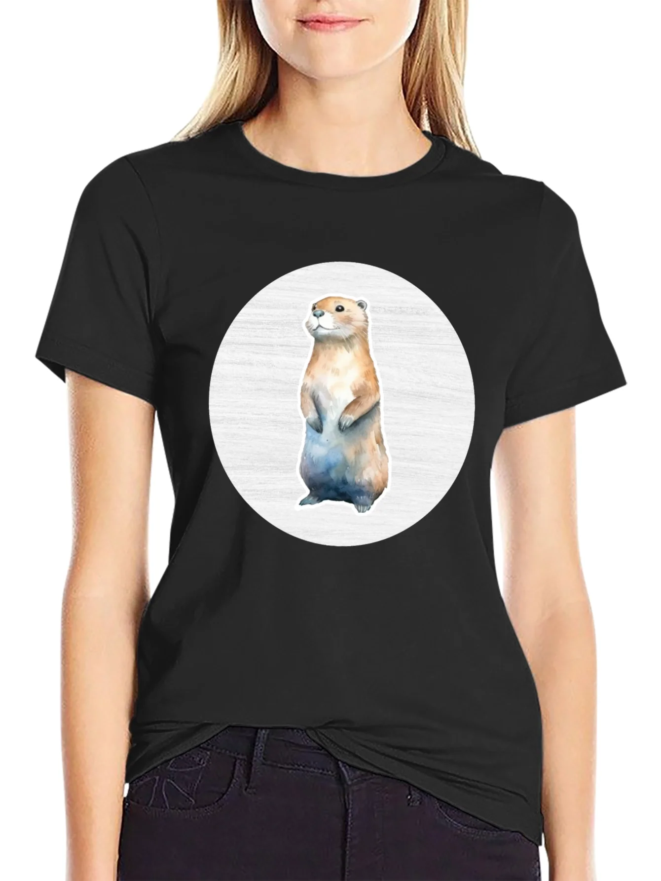 Cute Otter Graphic Tee