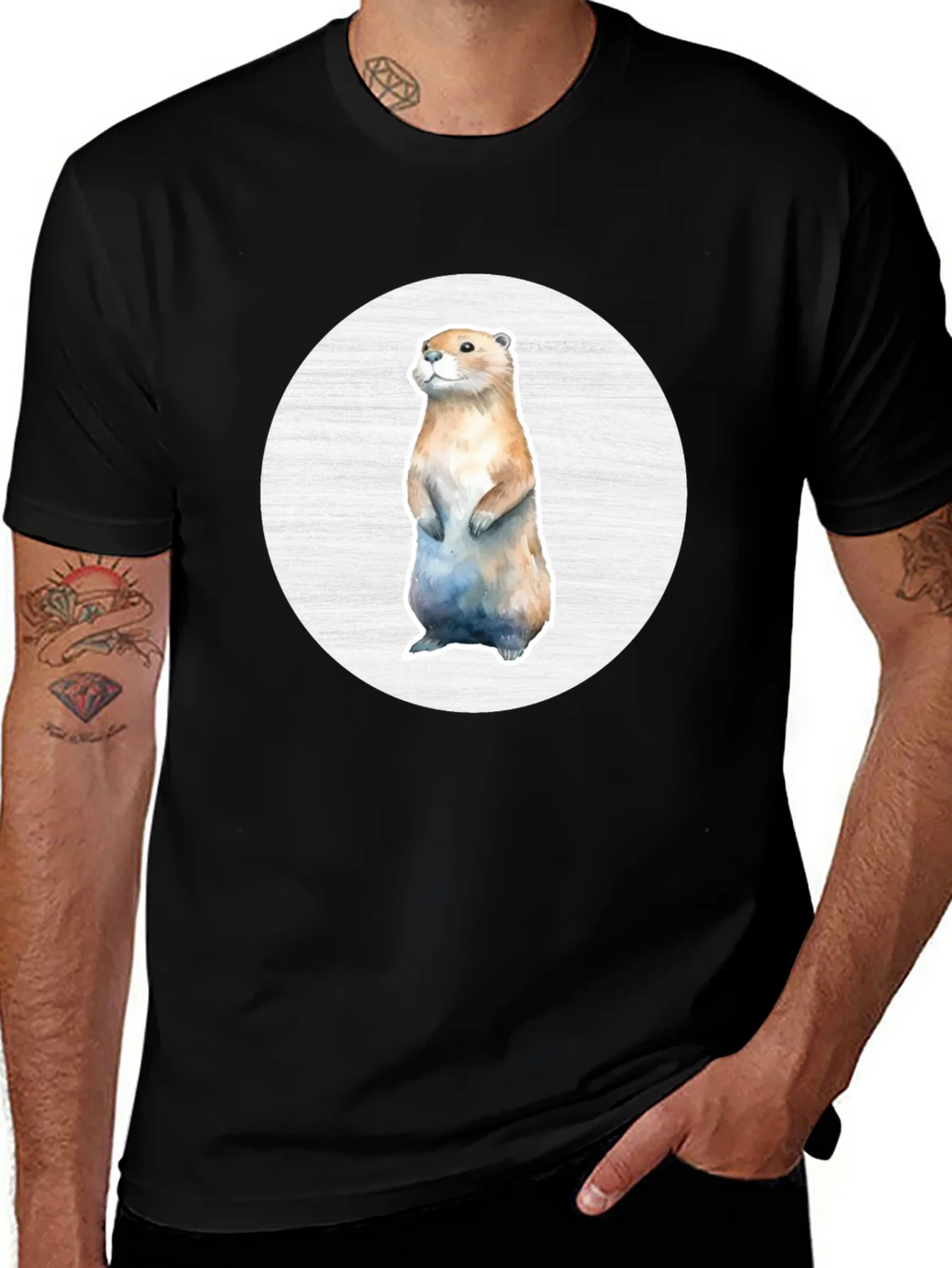 Cute Otter Graphic Tee