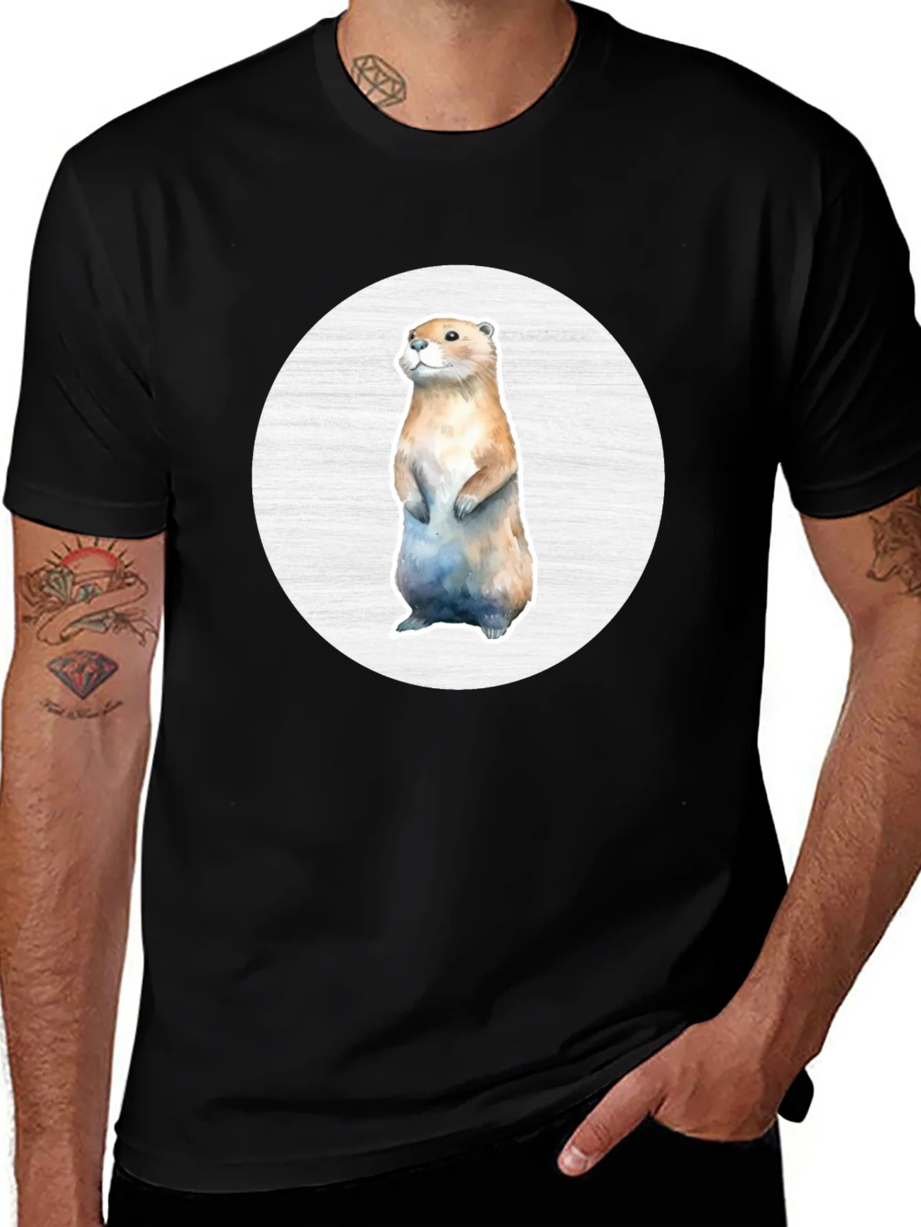 Cute Otter Graphic Tee