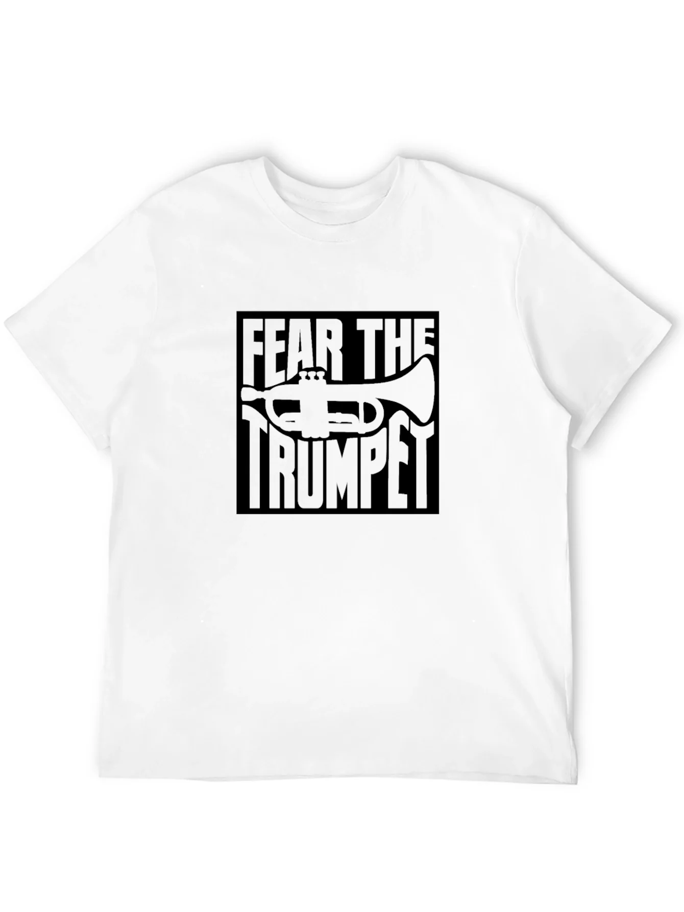 Fear the Trumpet Black Graphic Tee