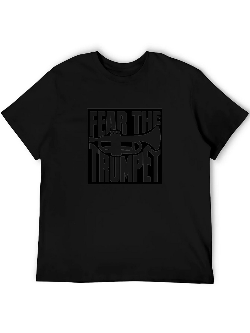 Fear the Trumpet Black Graphic Tee