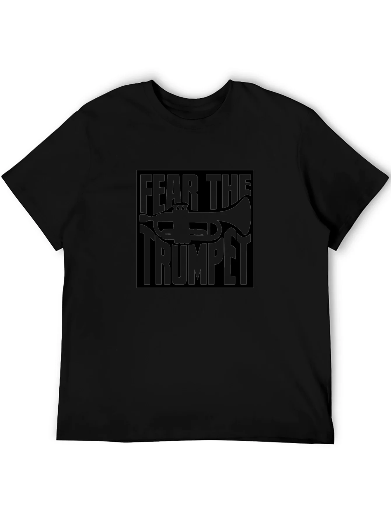 Fear the Trumpet Black Graphic Tee