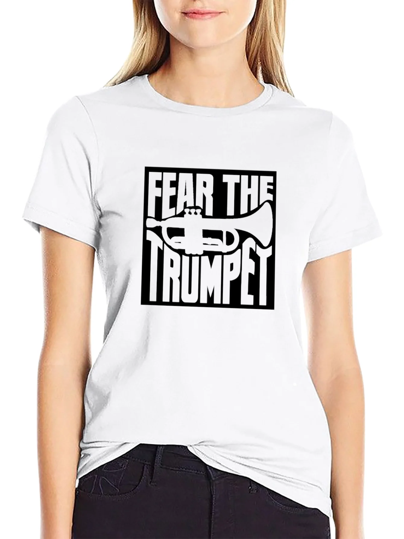 Fear the Trumpet Black Graphic Tee