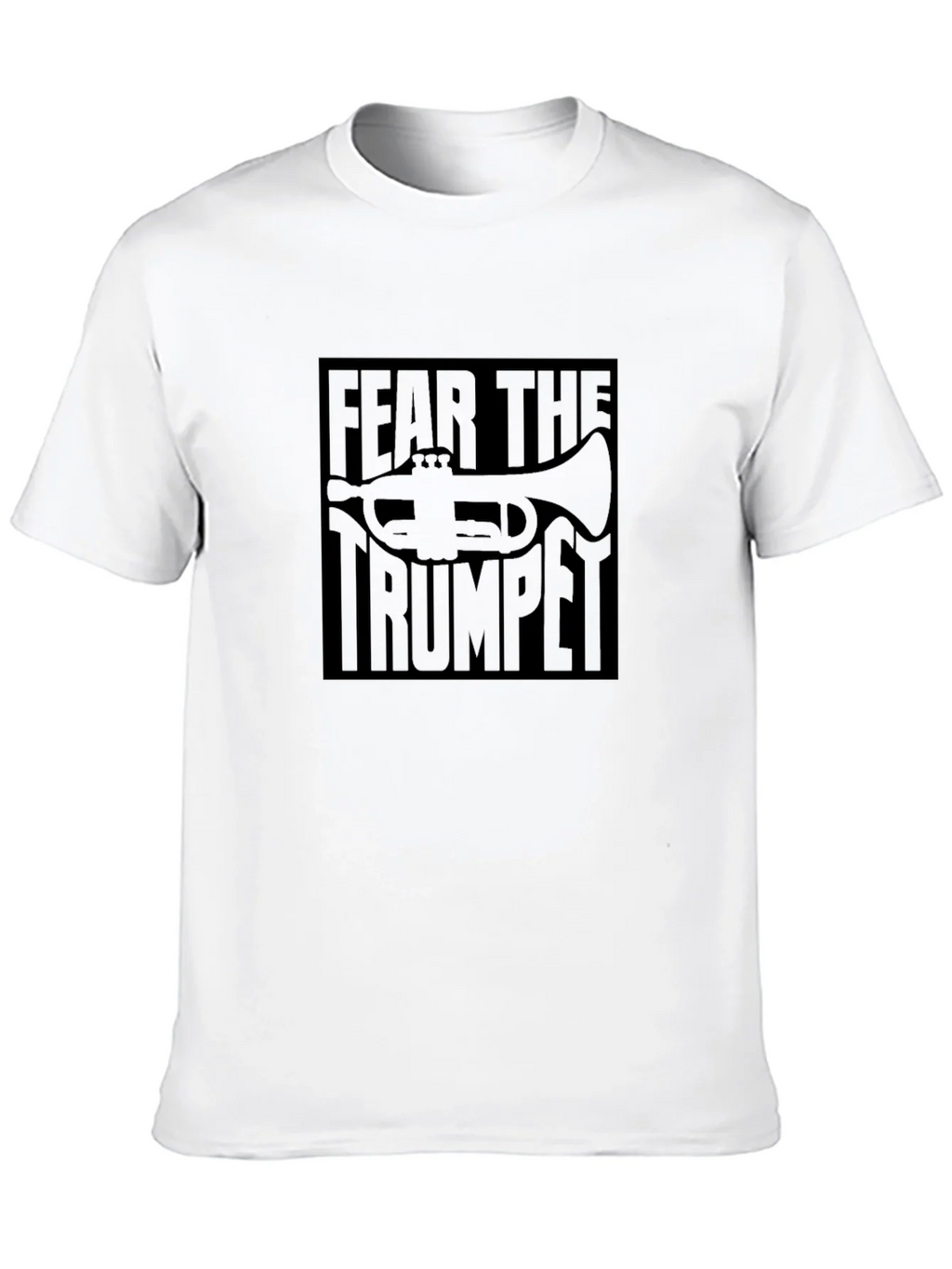 Fear the Trumpet Black Graphic Tee