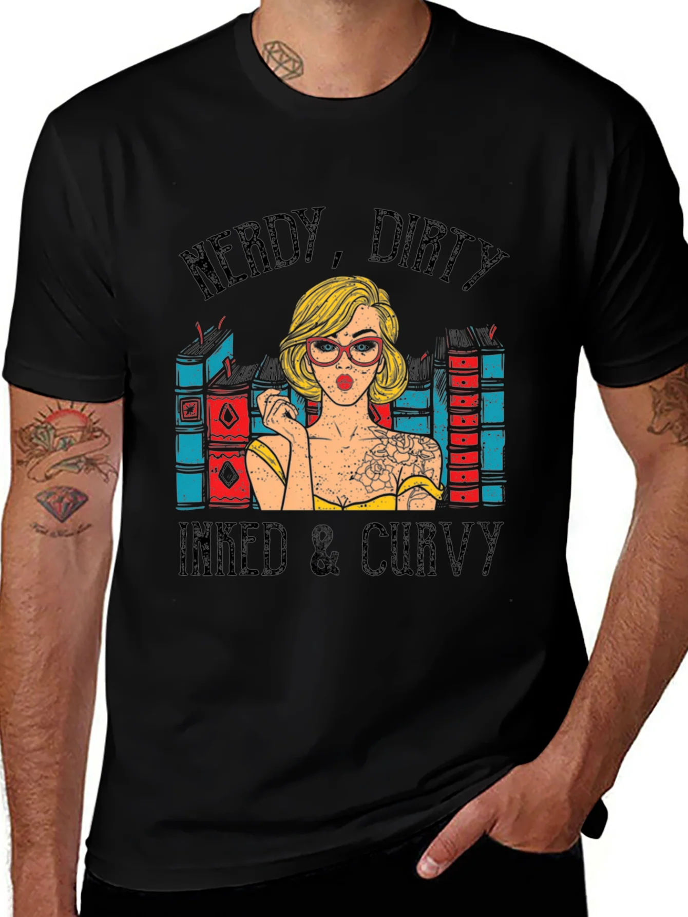 Nerdy Dirty Inked & Curvy T-Shirt
