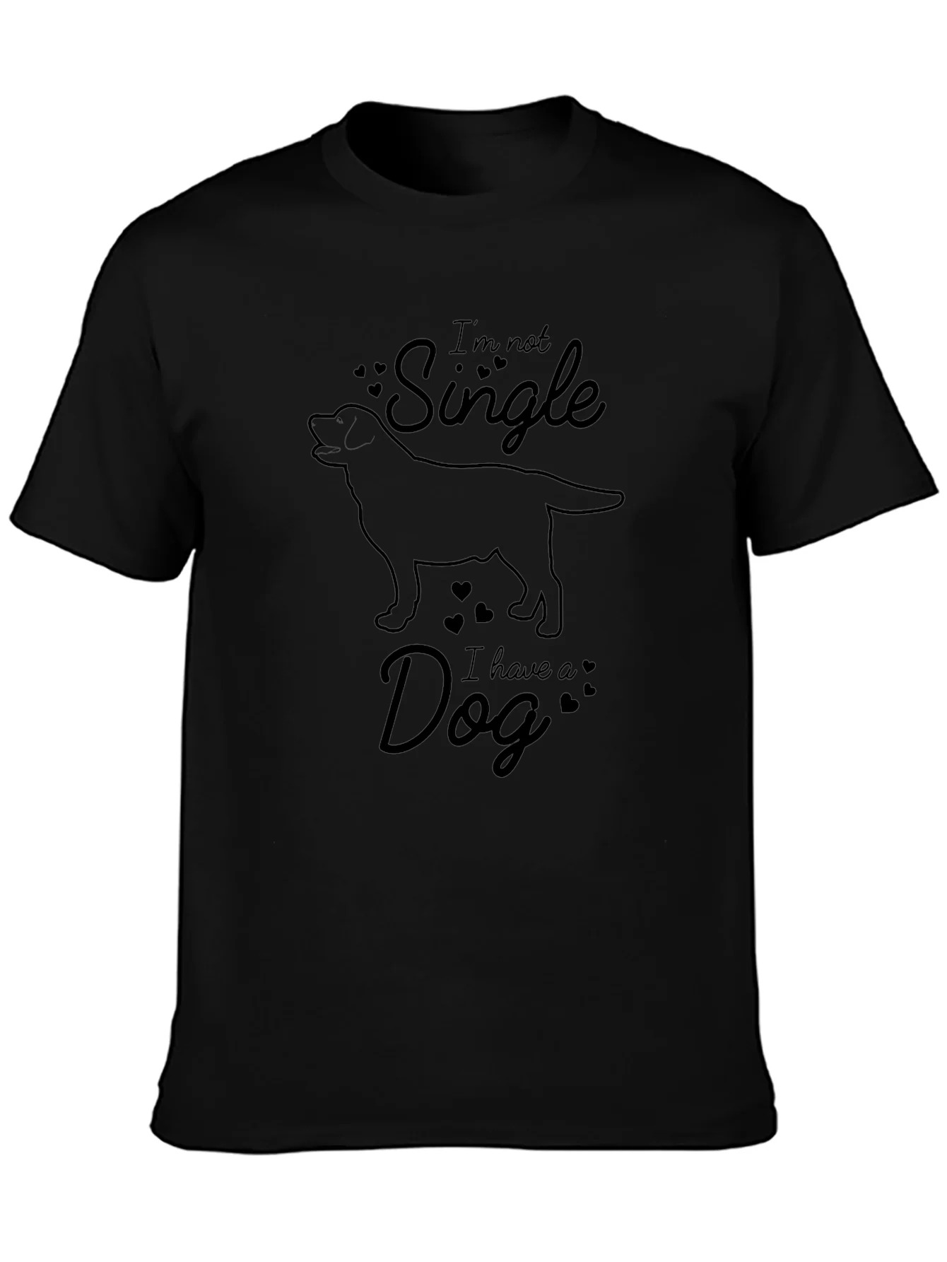 Im Not Single I Have A Dog Graphic Tee