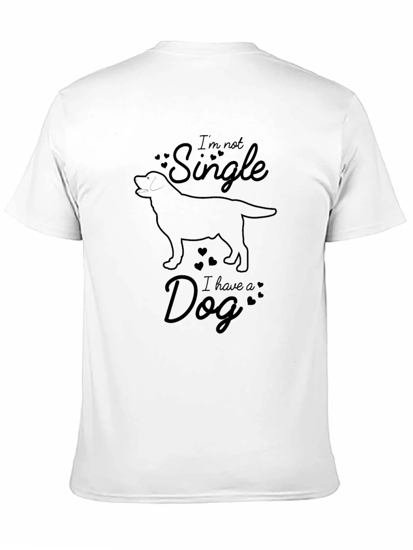 Im Not Single I Have A Dog Graphic Tee
