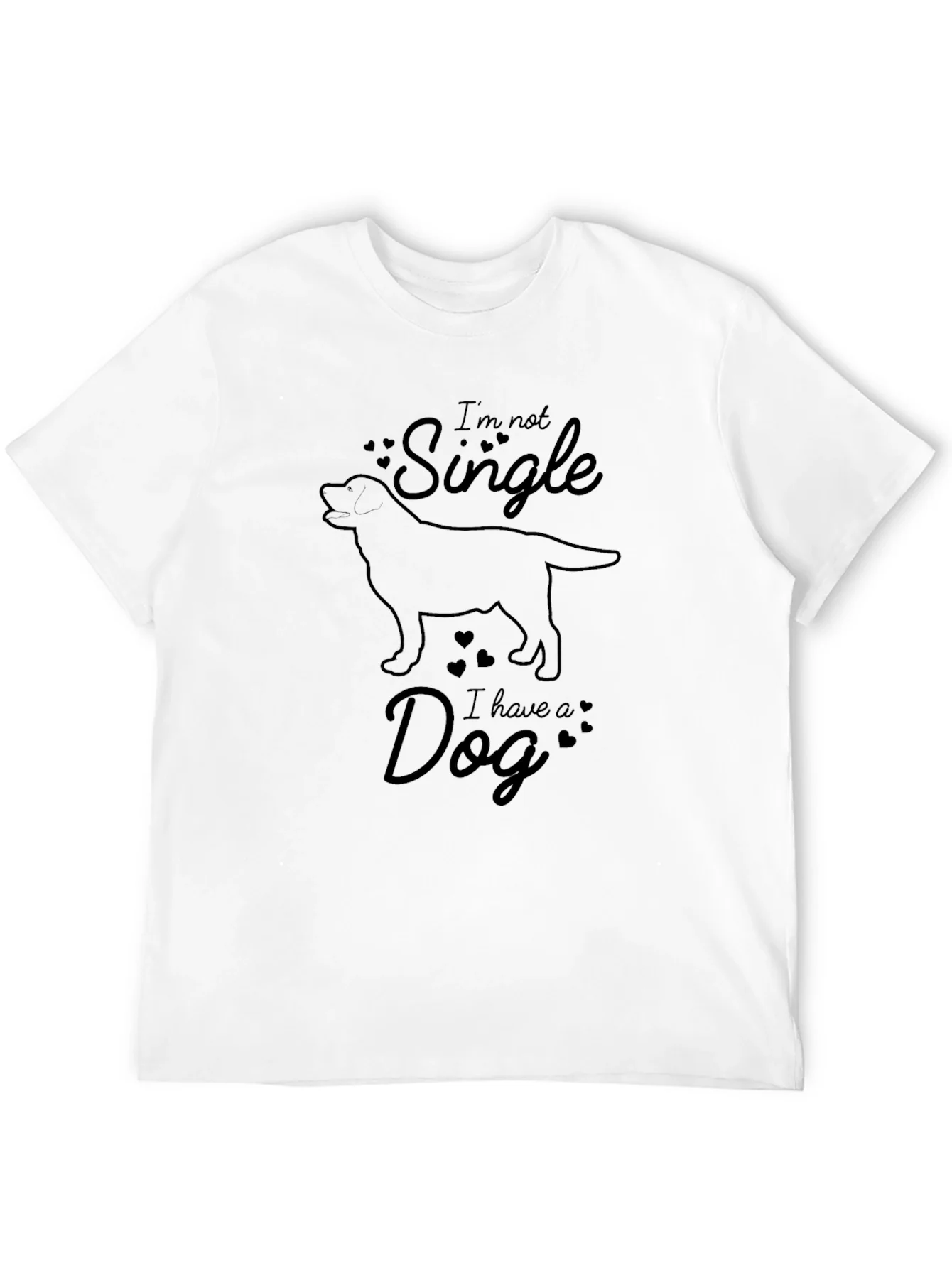 Im Not Single I Have A Dog Graphic Tee