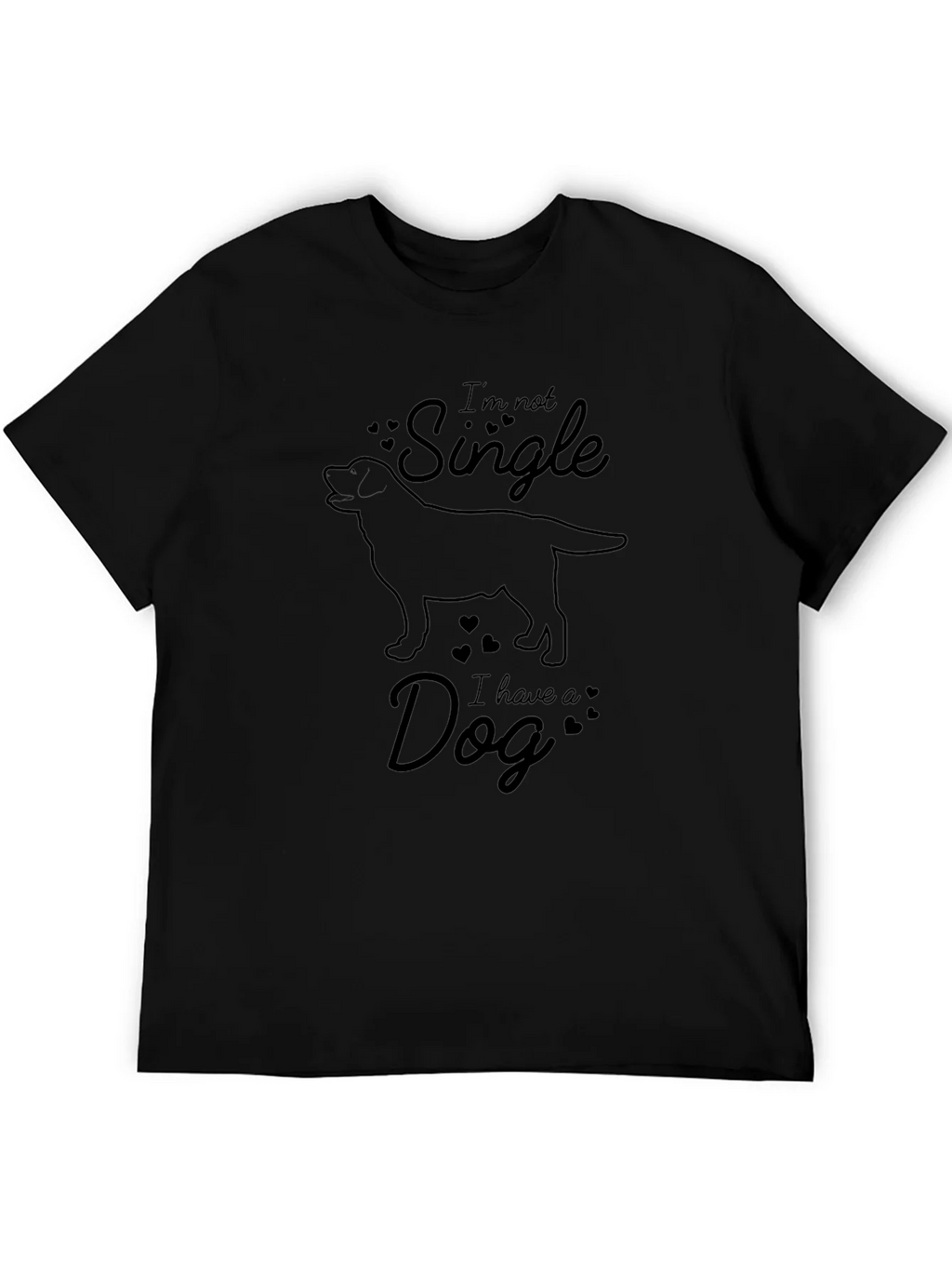 Im Not Single I Have A Dog Graphic Tee