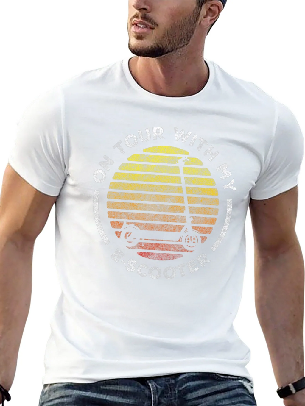 On Tour With My E-Scooter Graphic T-Shirt