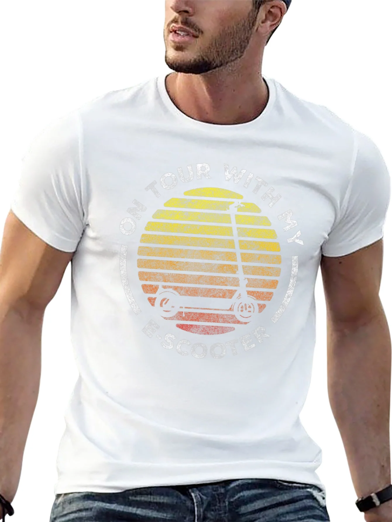 On Tour With My E-Scooter Graphic T-Shirt