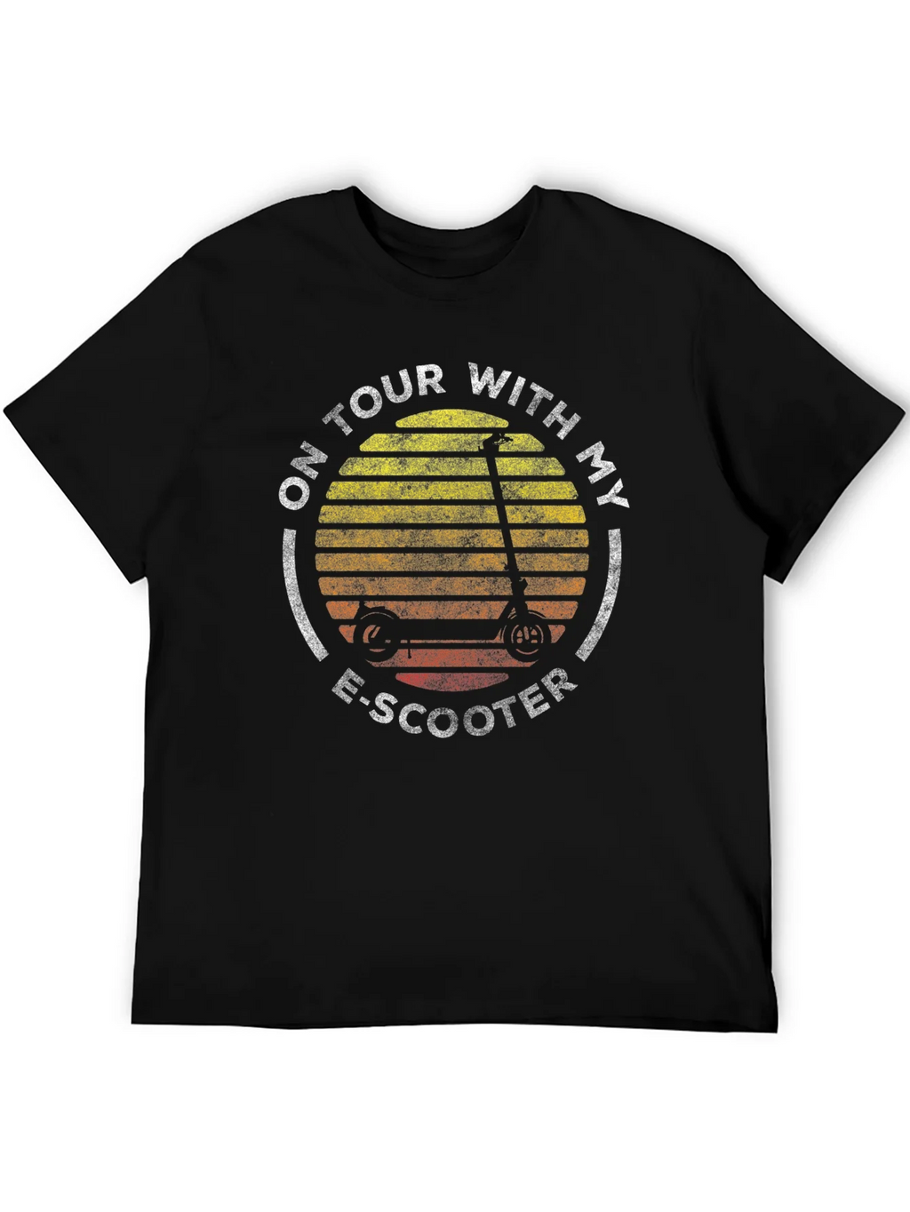 On Tour With My E-Scooter Graphic T-Shirt