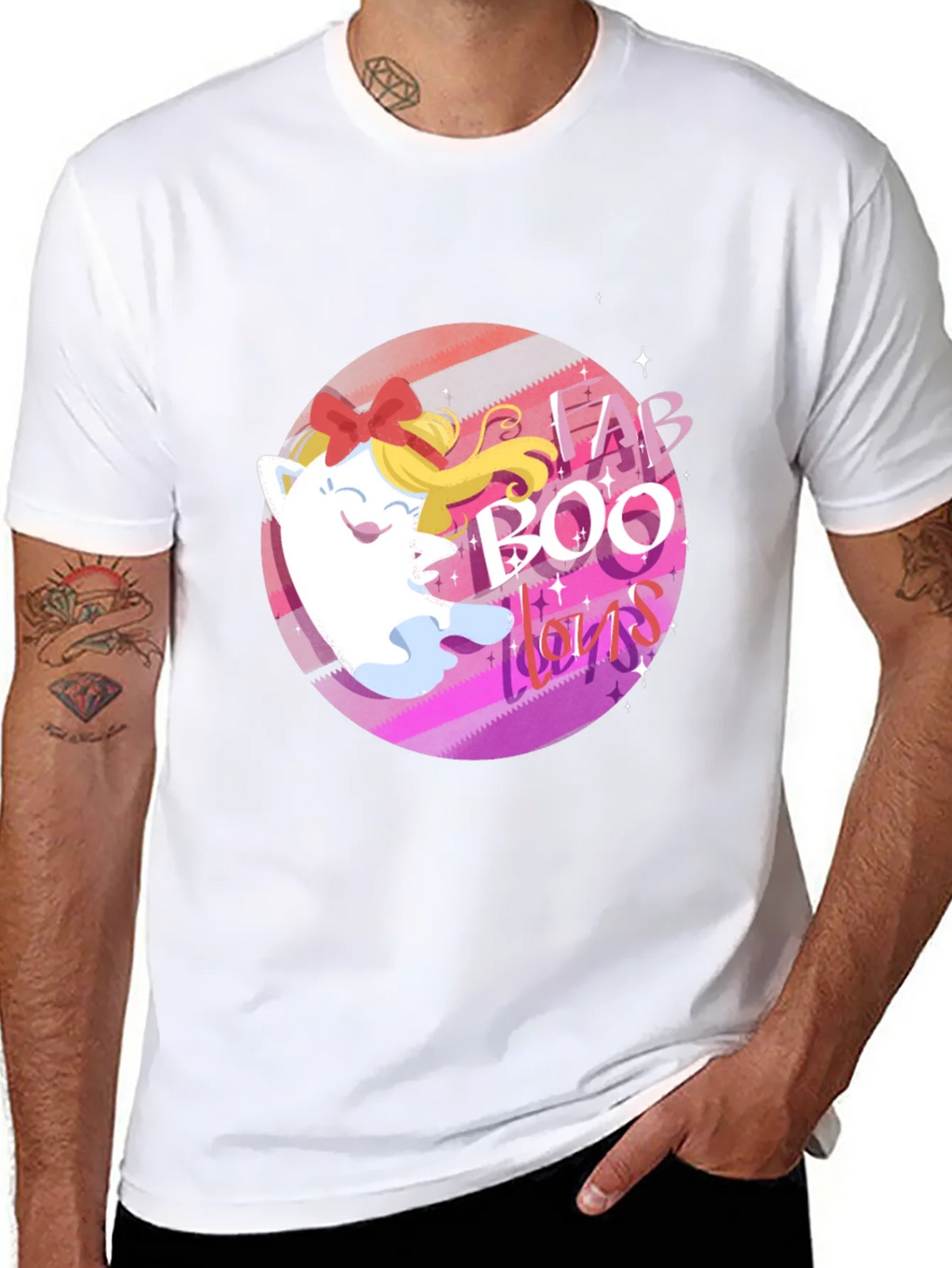 Fab Boo-Lous T-Shirt - Halloween Ghost