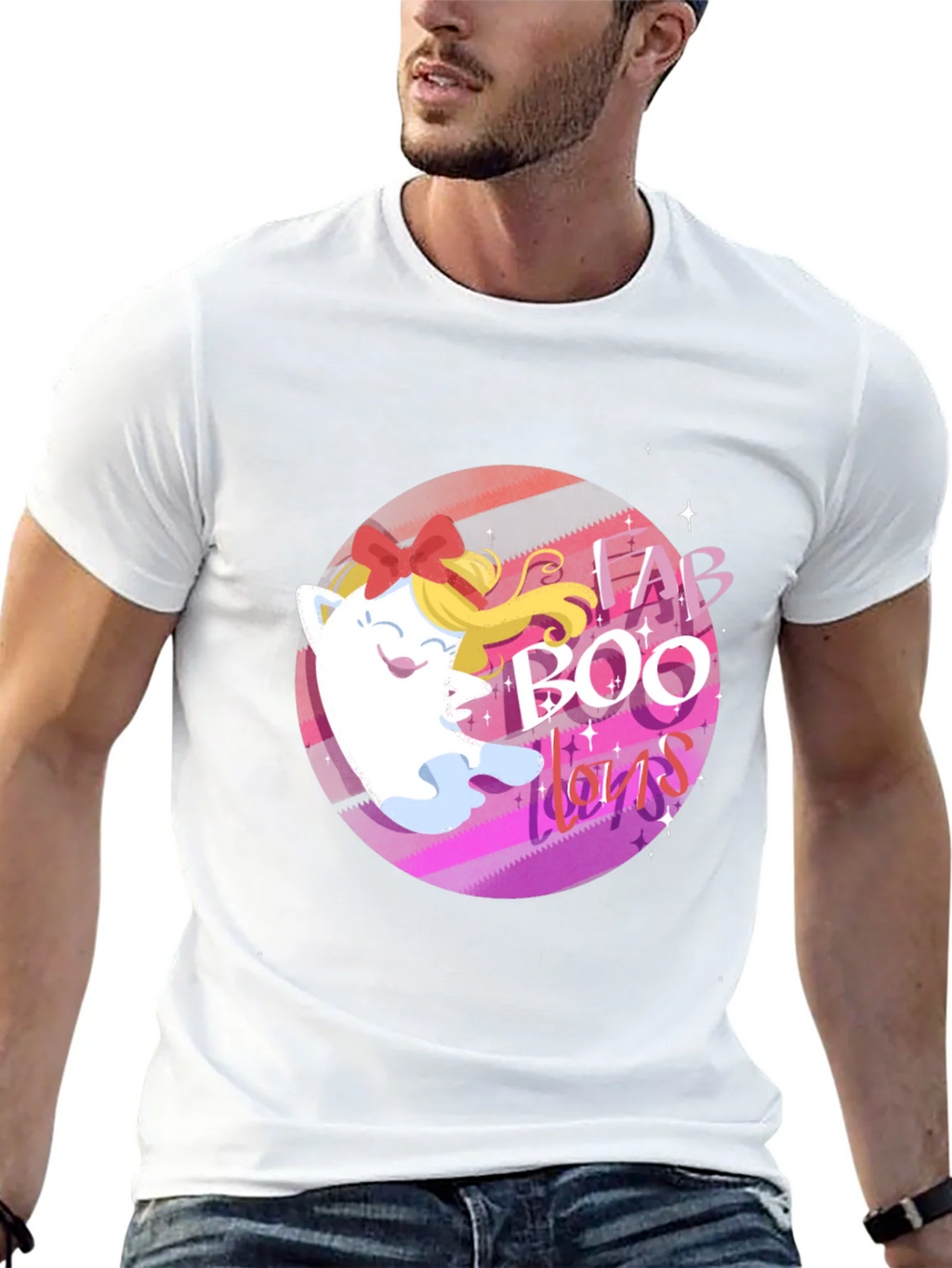Fab Boo-Lous T-Shirt - Halloween Ghost