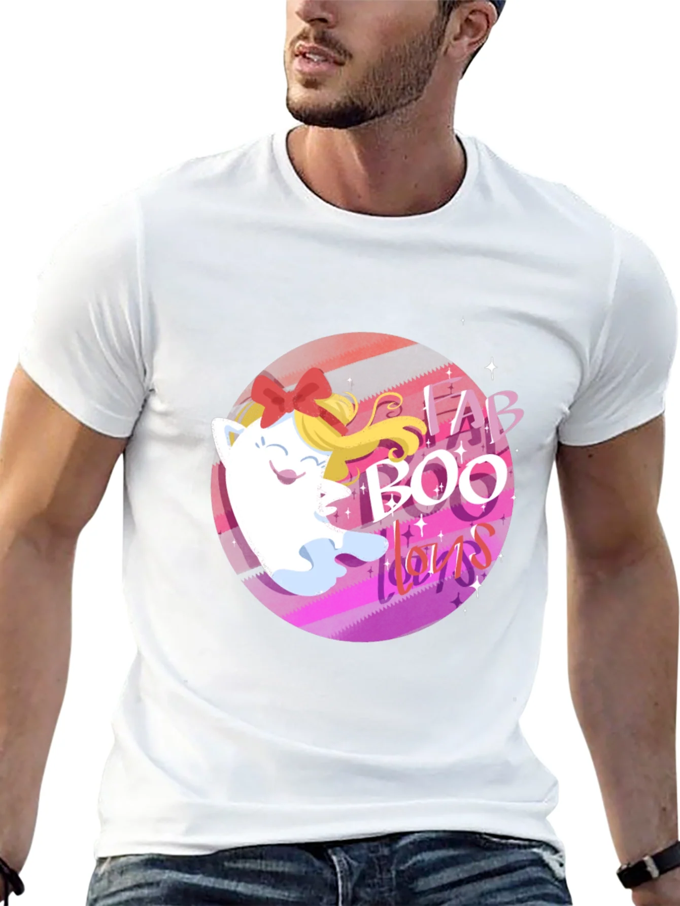 Fab Boo-Lous T-Shirt - Halloween Ghost