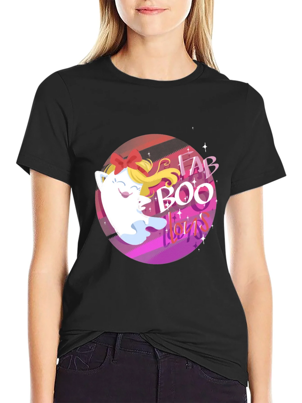 Fab Boo-Lous T-Shirt - Halloween Ghost