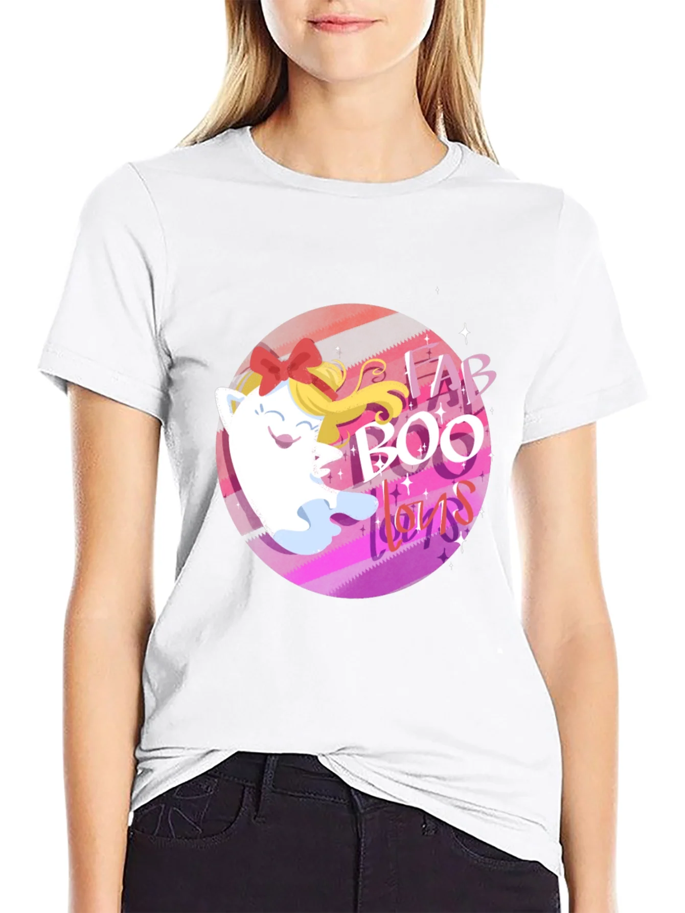 Fab Boo-Lous T-Shirt - Halloween Ghost