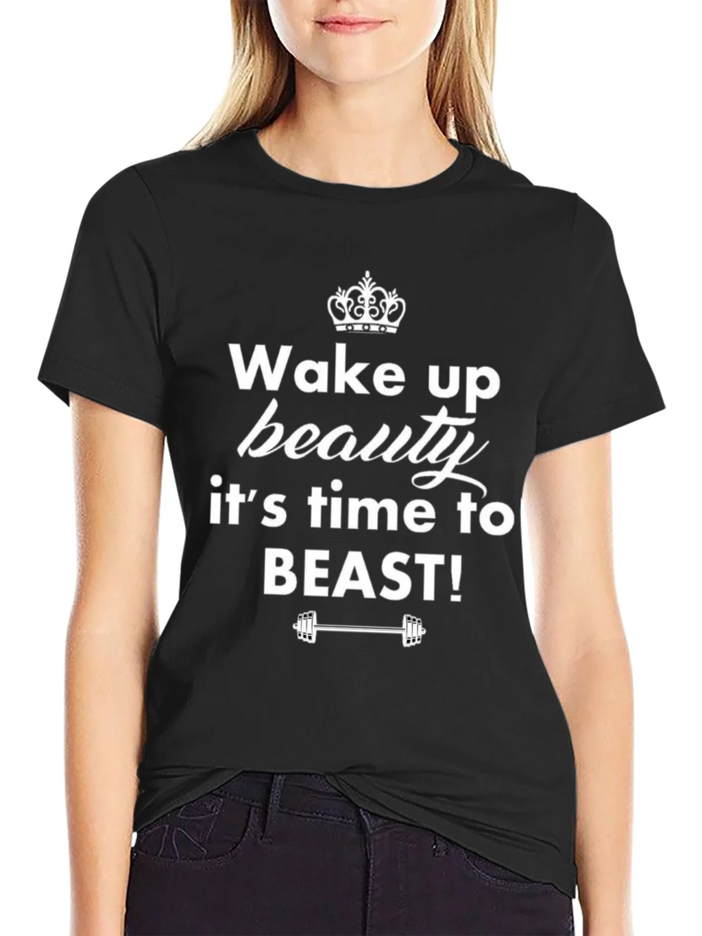 Wake Up Beauty T-Shirt - Fitness Motivation Tee