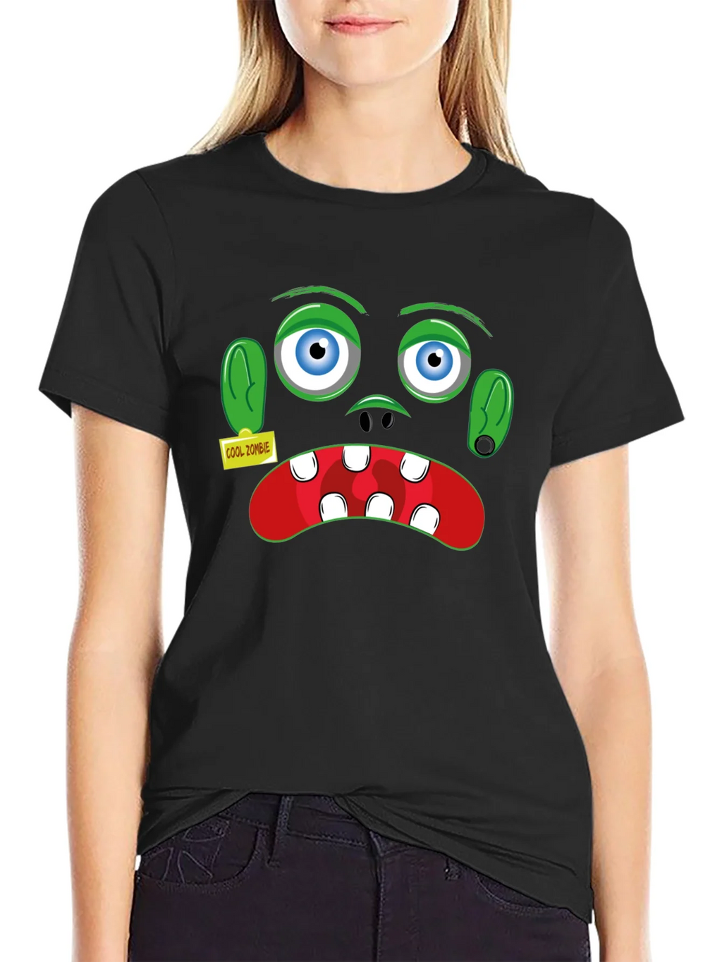 Cool Zombie Graphic T-Shirt - Halloween