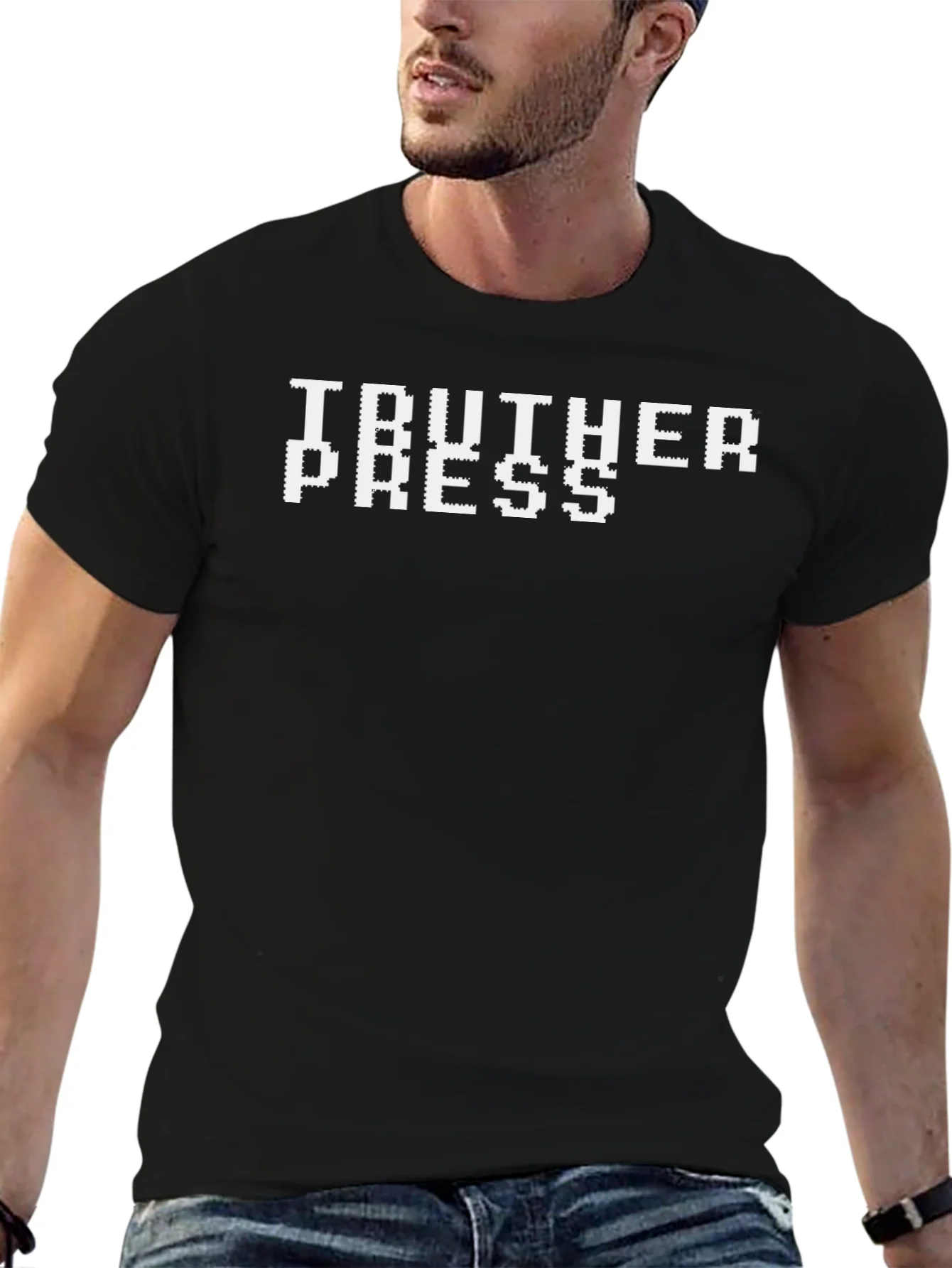 Truther Press Graphic Tee - Bold Pixel Design