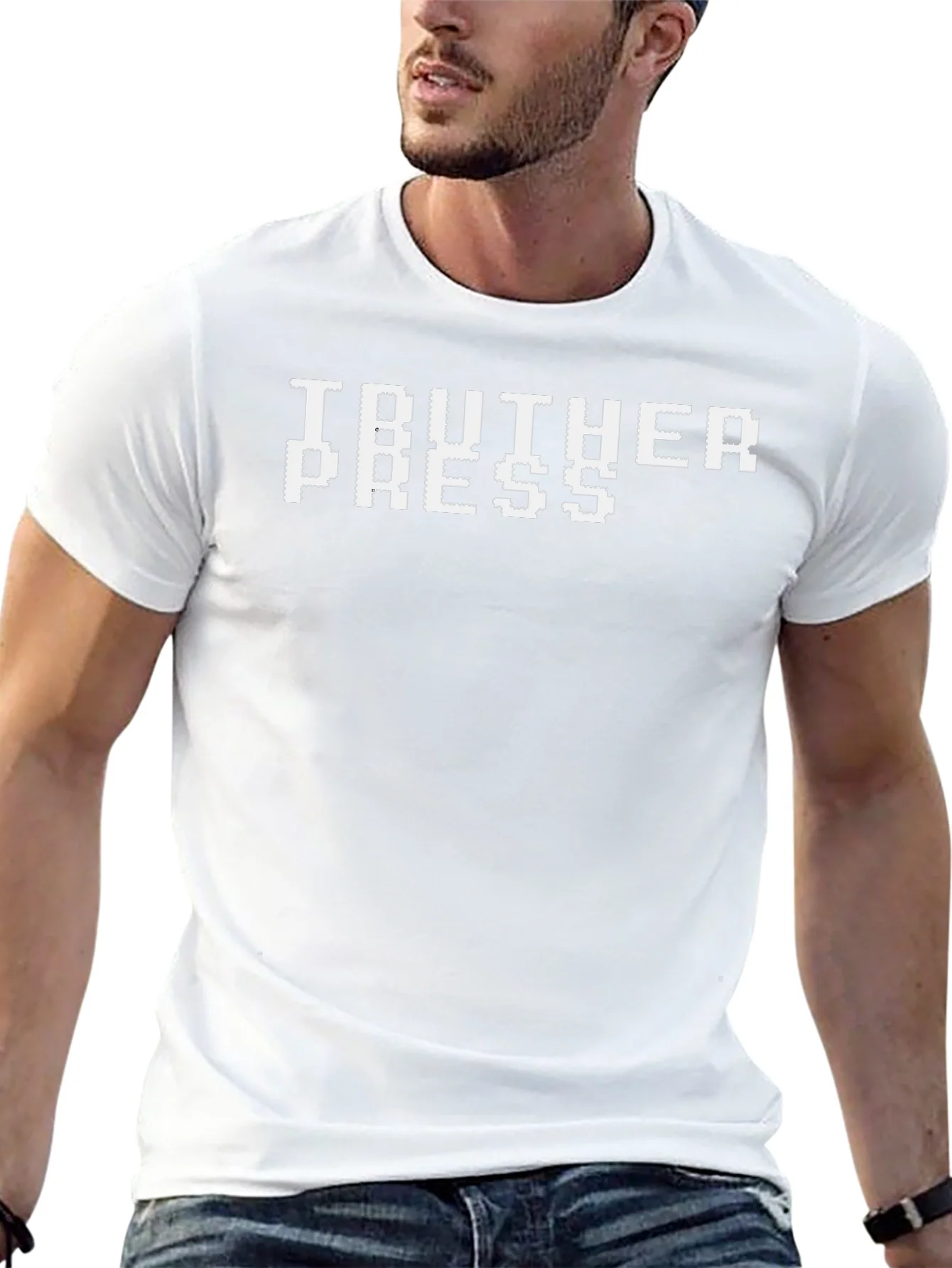 Truther Press Graphic Tee - Bold Pixel Design