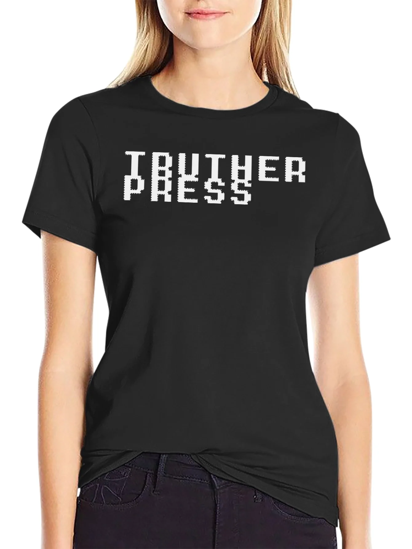 Truther Press Graphic Tee - Bold Pixel Design