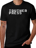Truther Press Graphic Tee - Bold Pixel Design