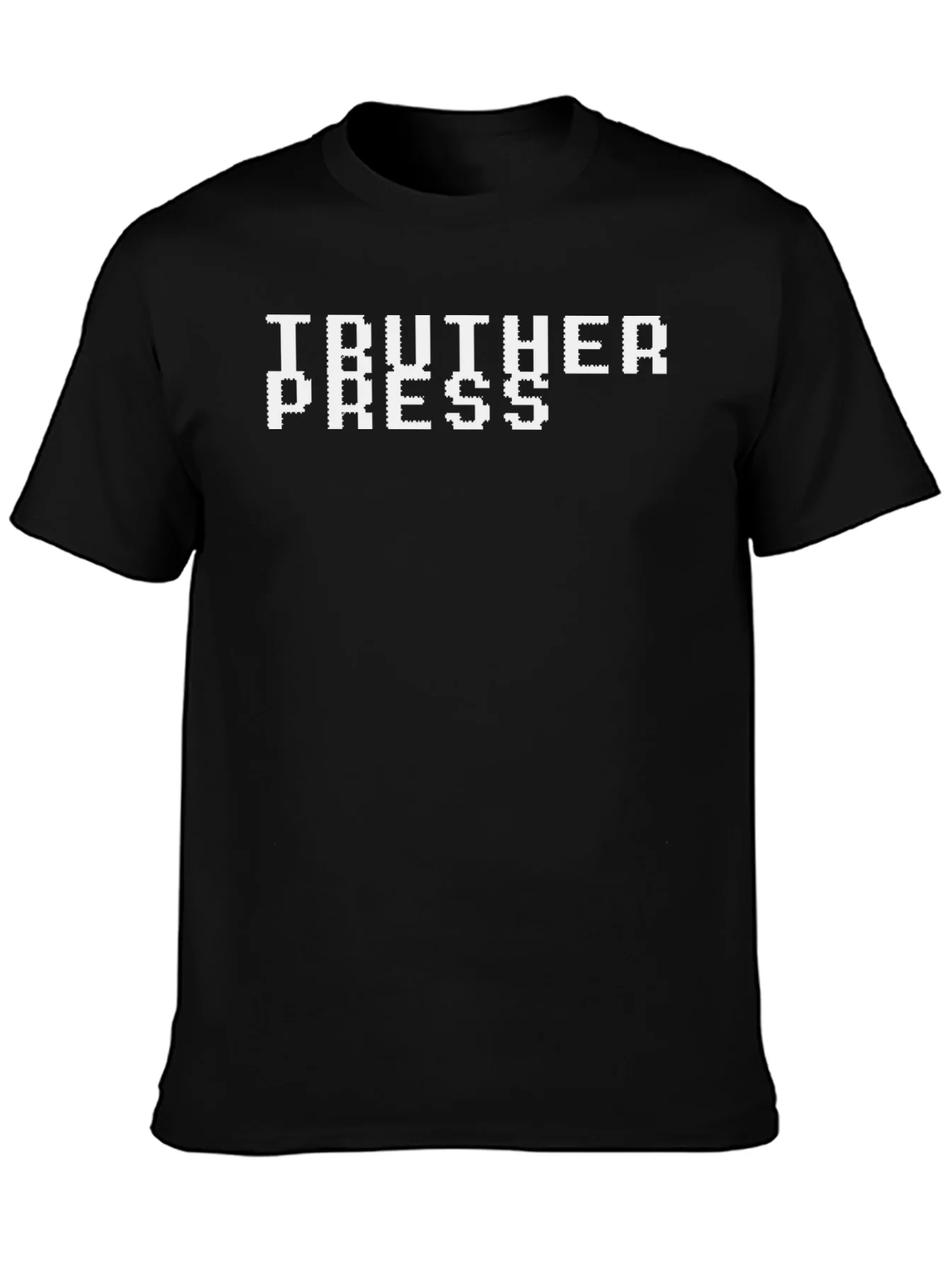 Truther Press Graphic Tee - Bold Pixel Design